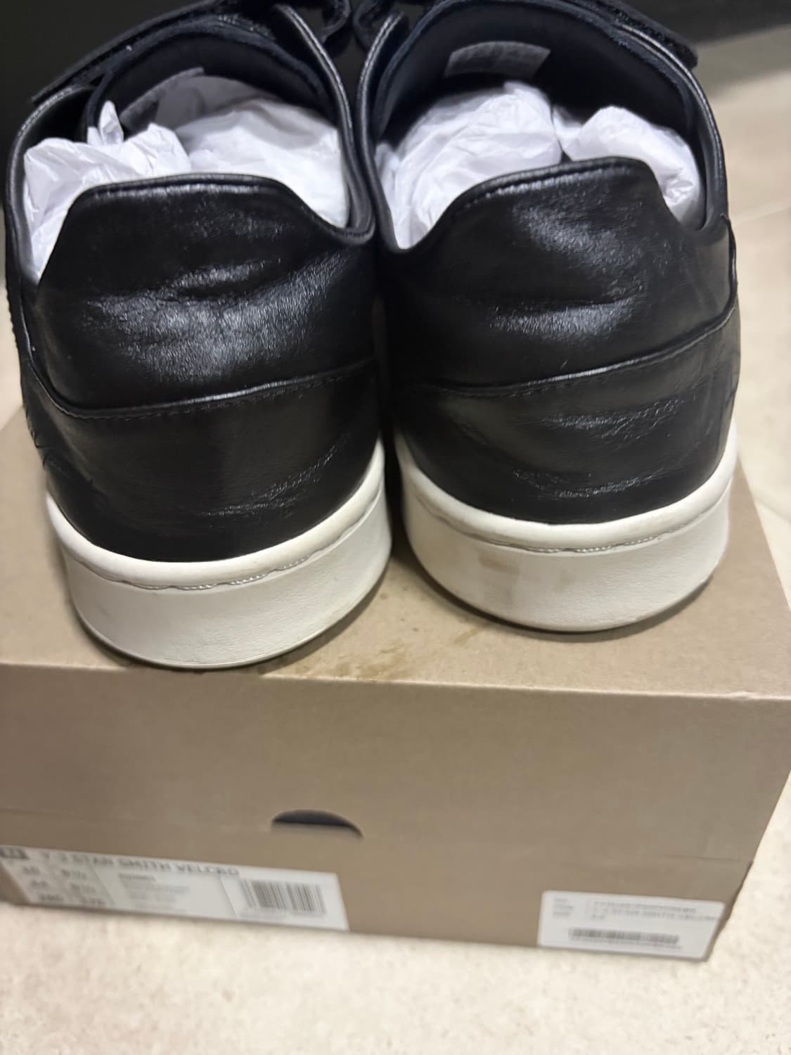 Y-3 아디다스 슈퍼스타 스탠 스미스 벨크로 블랙 280 상품이미지6