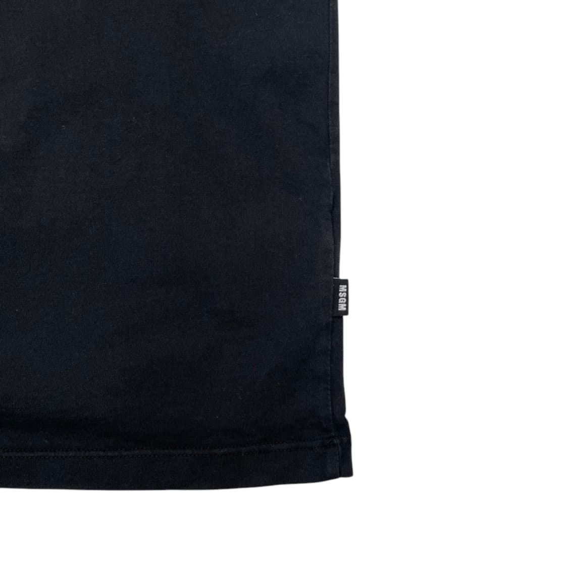 엠에스지엠 MSGM 블랙 박스로고 반팔 티셔츠 M 상품이미지5