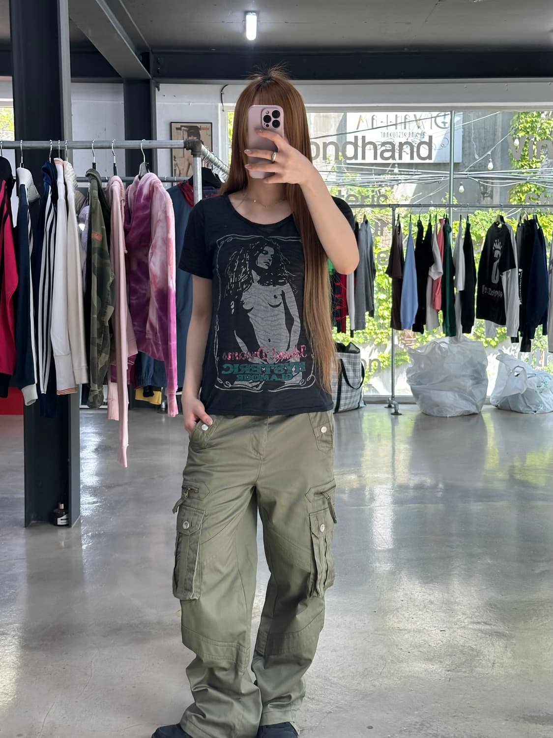 히스테릭글래머 히스걸 지브라 반팔티 상품이미지4