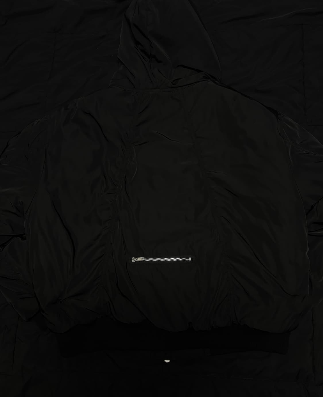 로어링라드 후드 셔링 MA-1 블랙 봄버 품절 상품이미지2