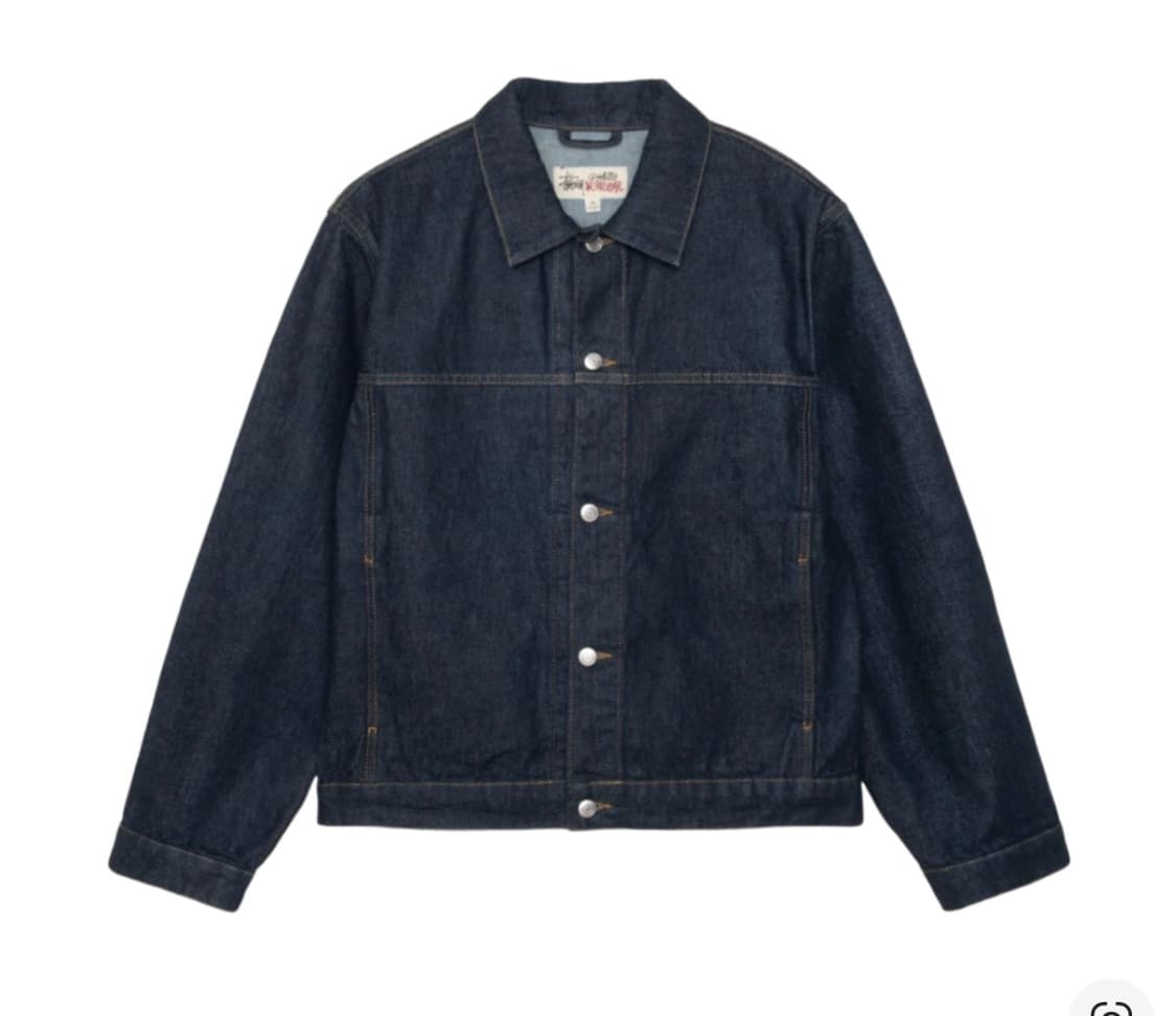 스투시 데님자켓 DENIM TRUCKER JACKET RINSED IND 상품이미지1