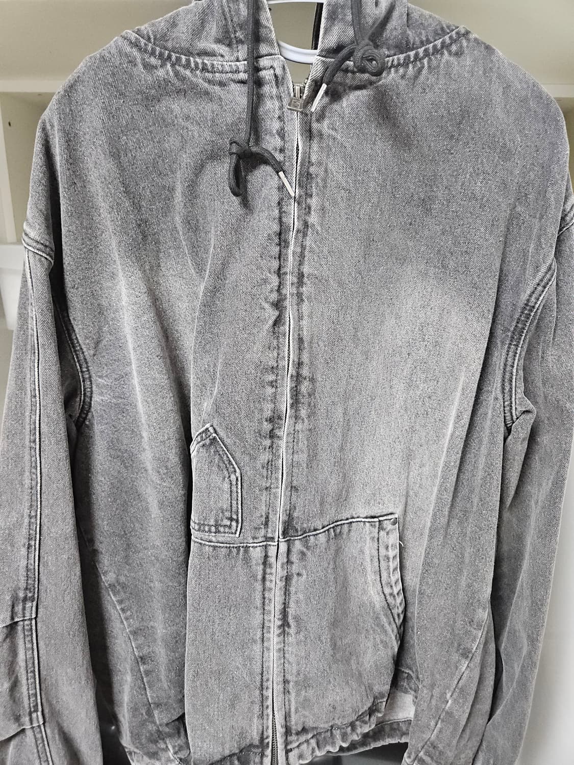 디미트리블랙 데님후드 집업 상품이미지1