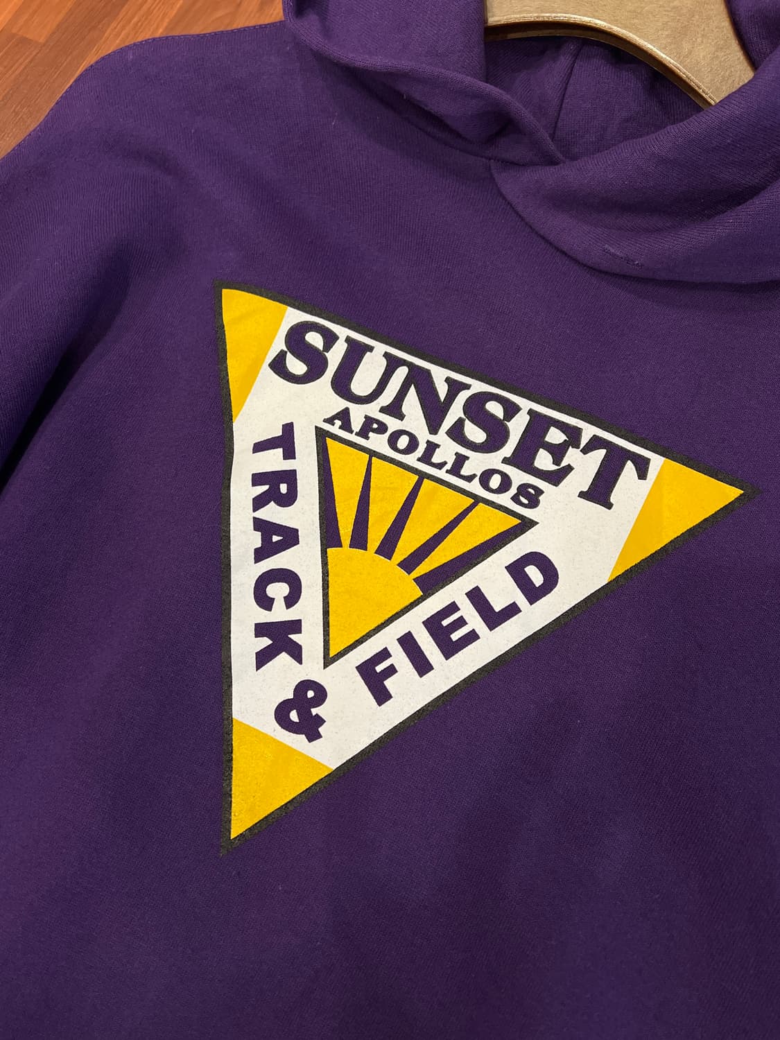 90-00s Russell 러셀 SUNSET 스웻 후드 상품이미지7