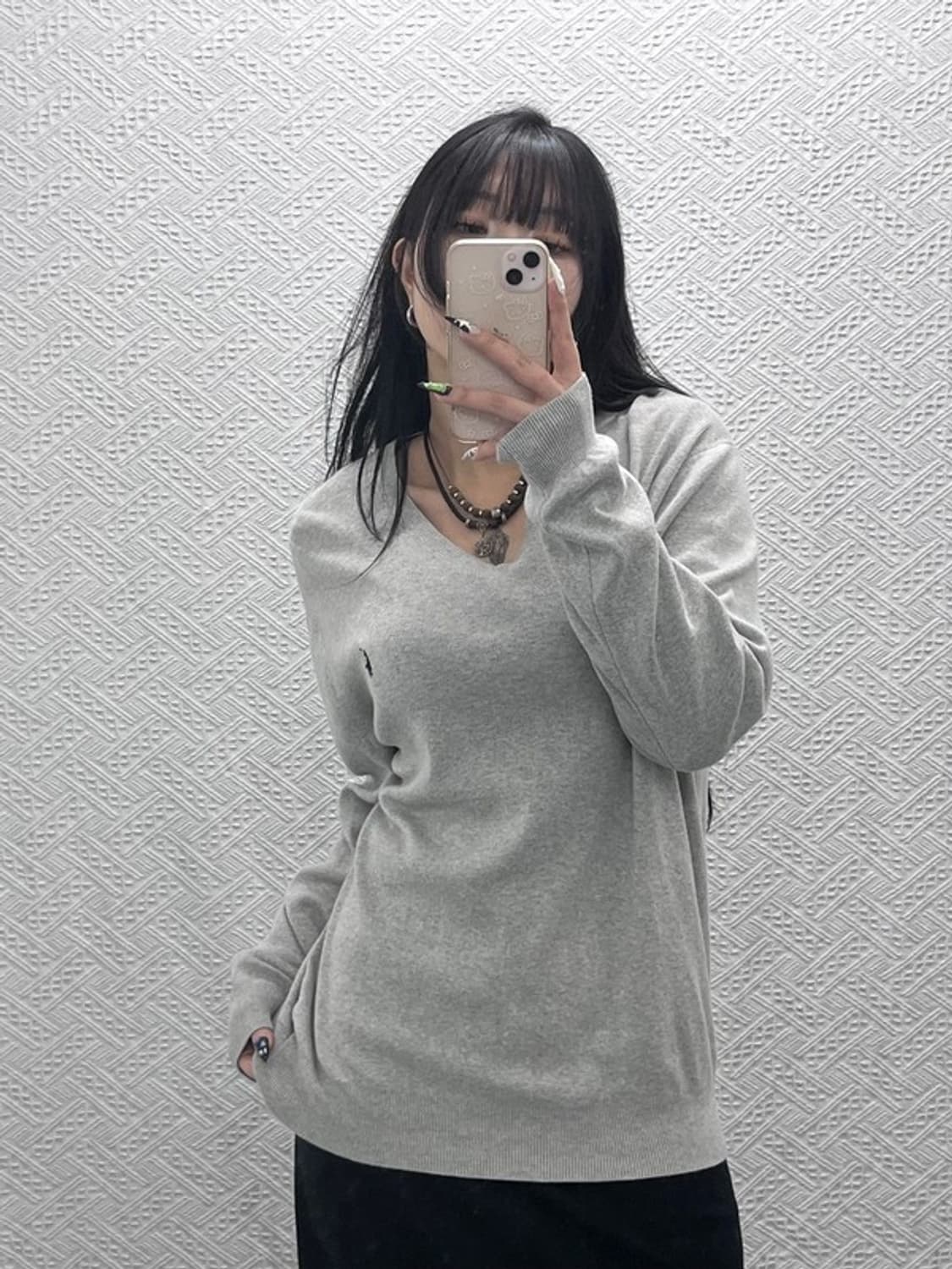 폴로 랄프로렌 모던 캐주얼 레트로 빈티지 니트 M C08785 상품이미지1