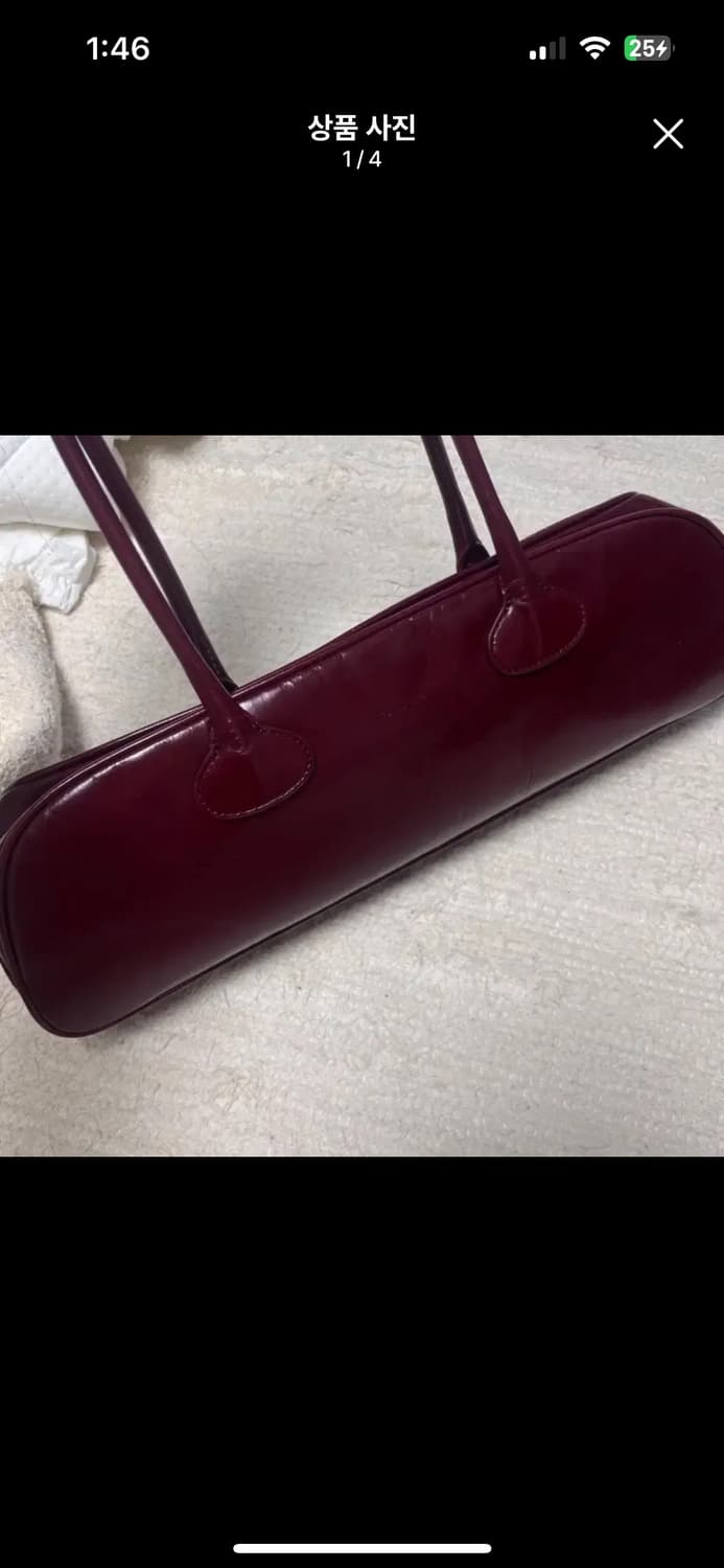 fottsfotts 포츠포츠 볼링백 버건디 상품이미지3