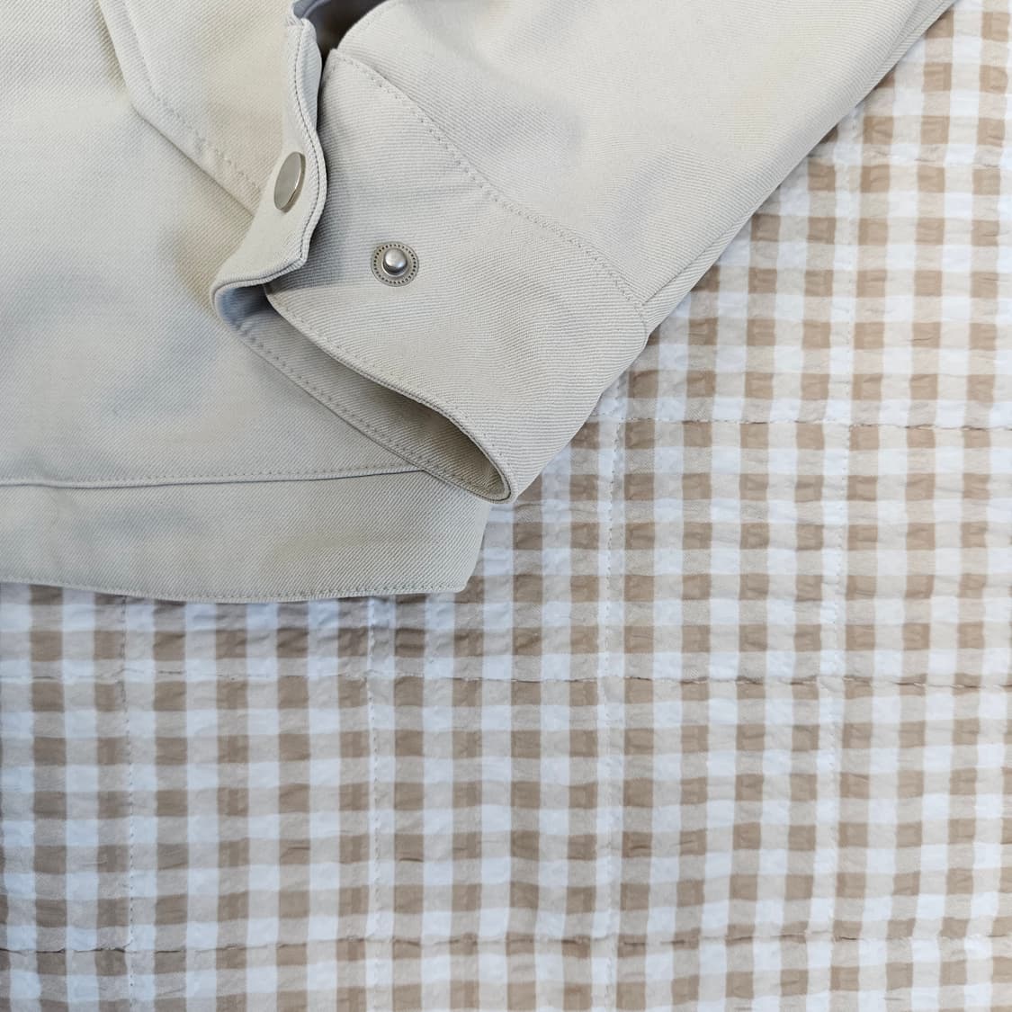 드로우핏 울 해링턴 집업자켓 남자100 상품이미지5