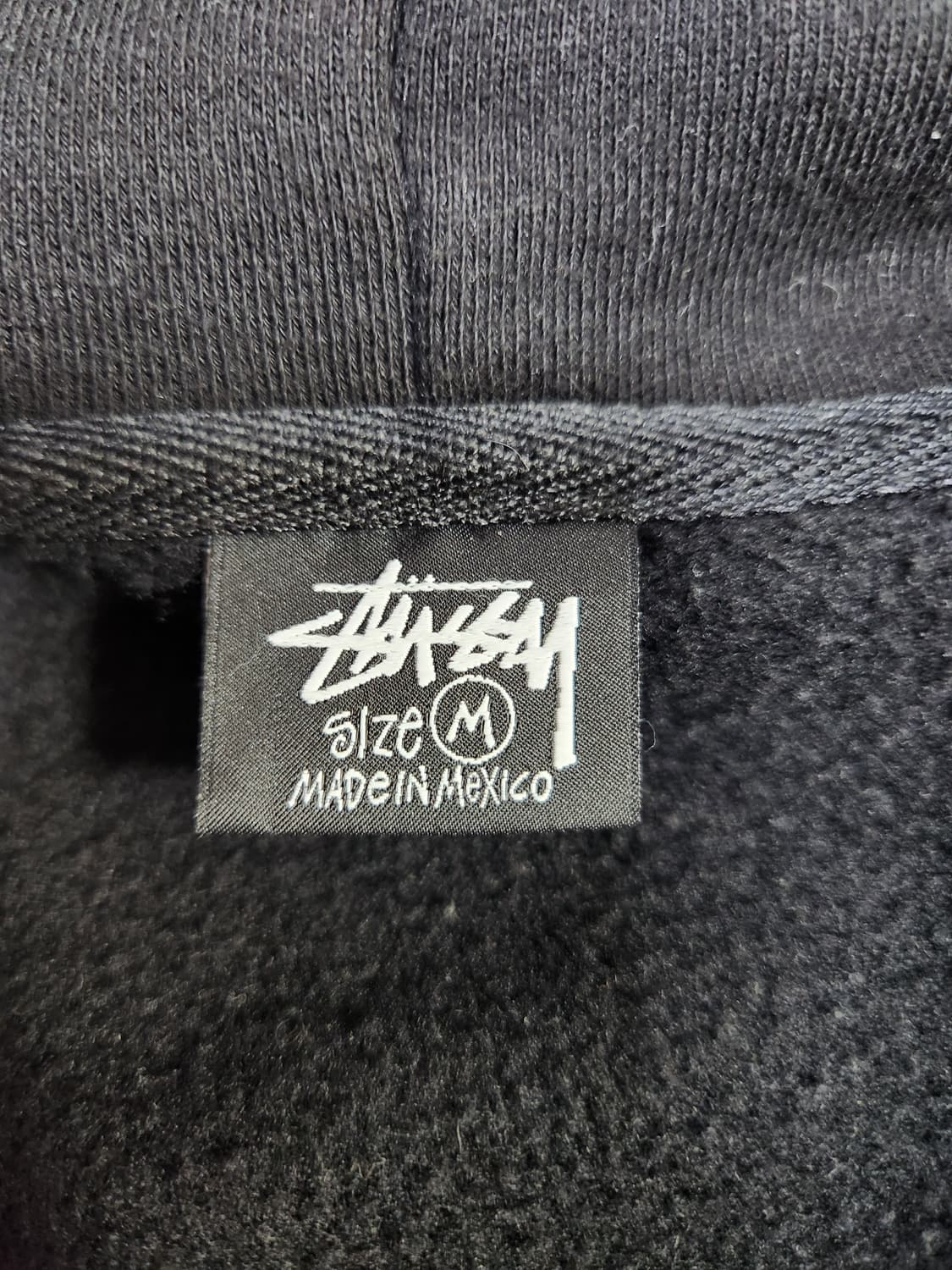 스투시 x 본앤레이즈드 로고 후드 집업 M 상품이미지5