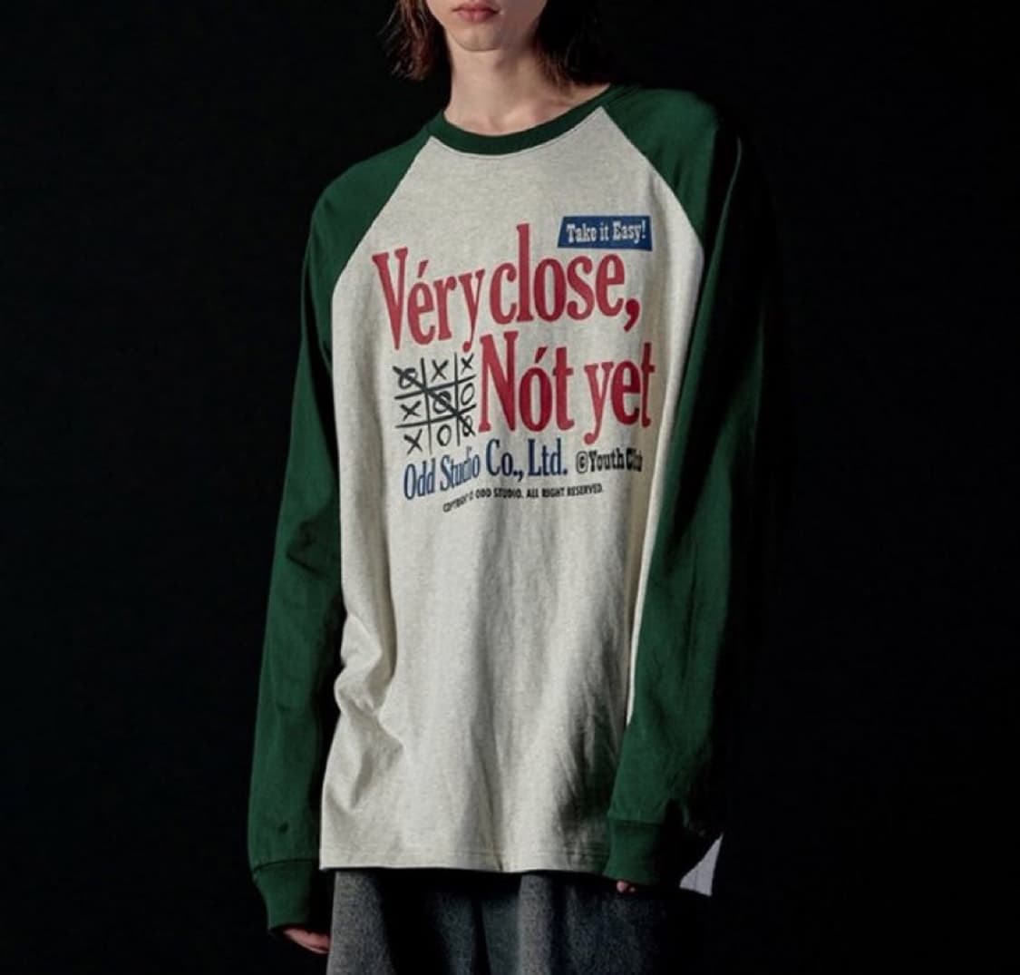 오드스튜디오 롱슬리브 오트밀/그린 상품이미지1