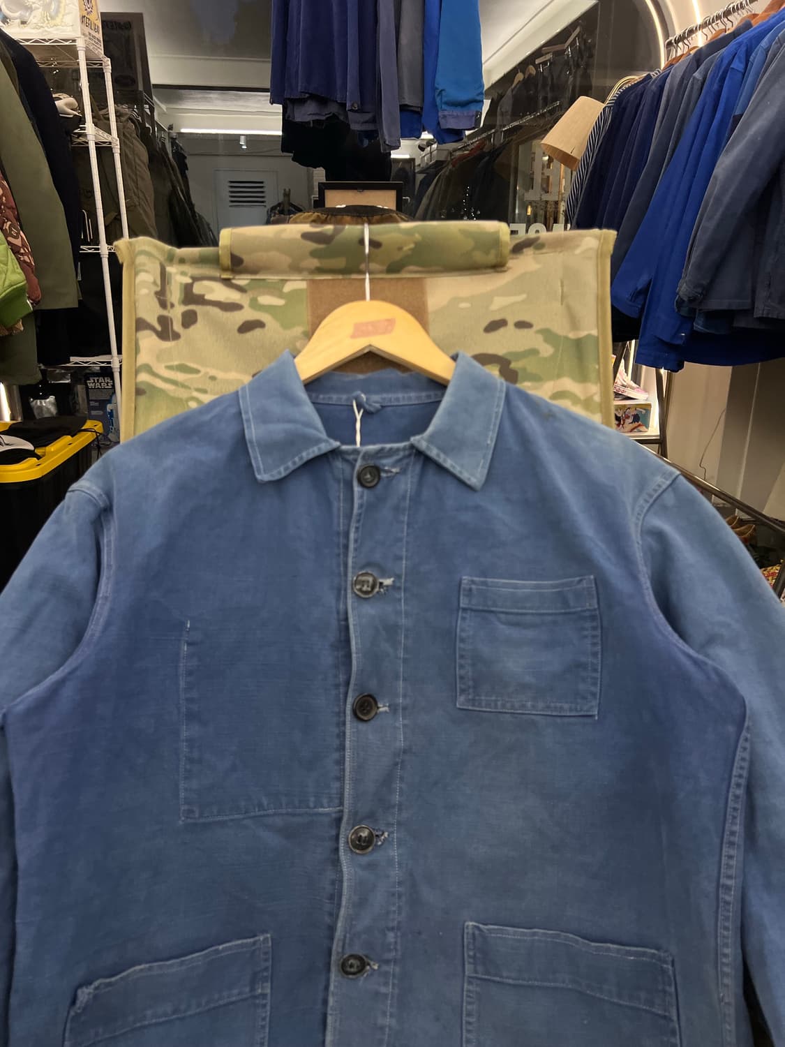 OLD VINTAGE HARD FADED FRENCH 빈티지프렌치워크자켓 상품이미지7