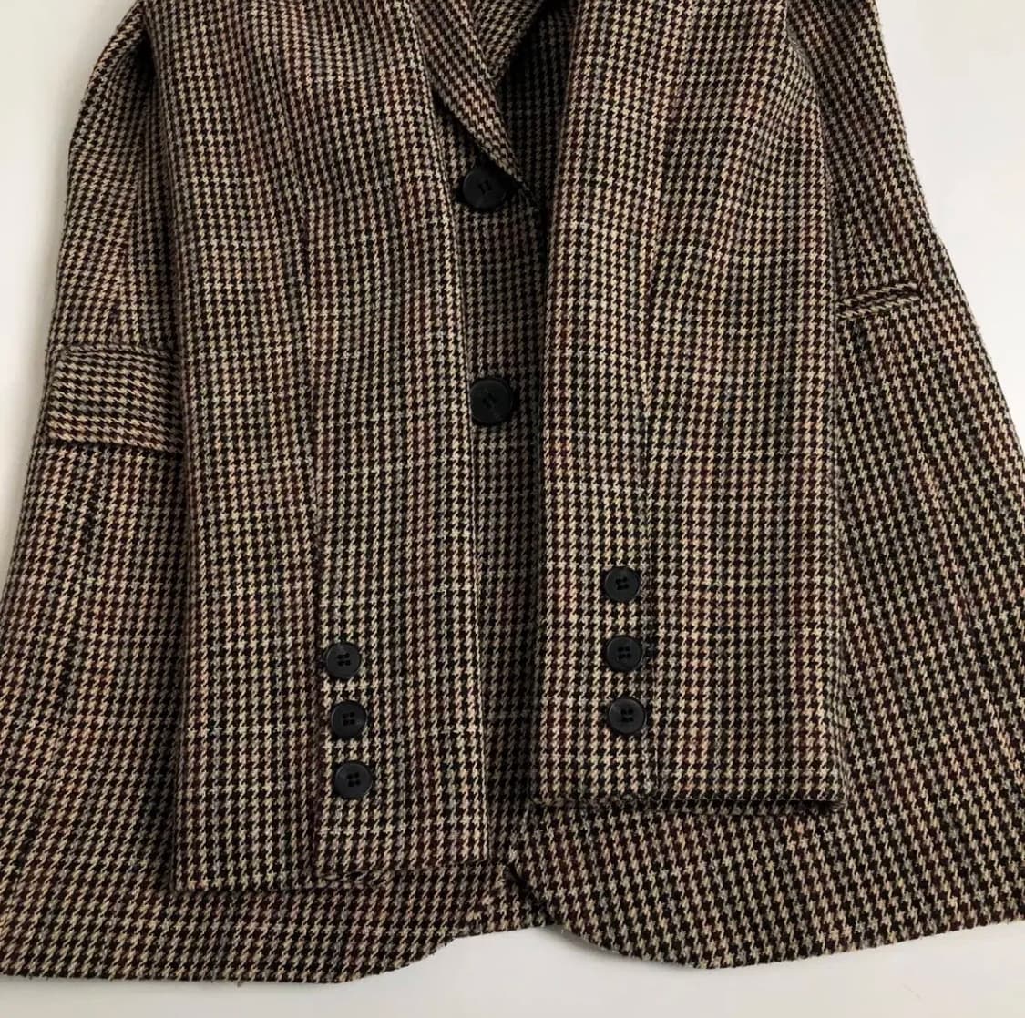 플라스틱 아일랜드 체크 자켓 상품이미지4