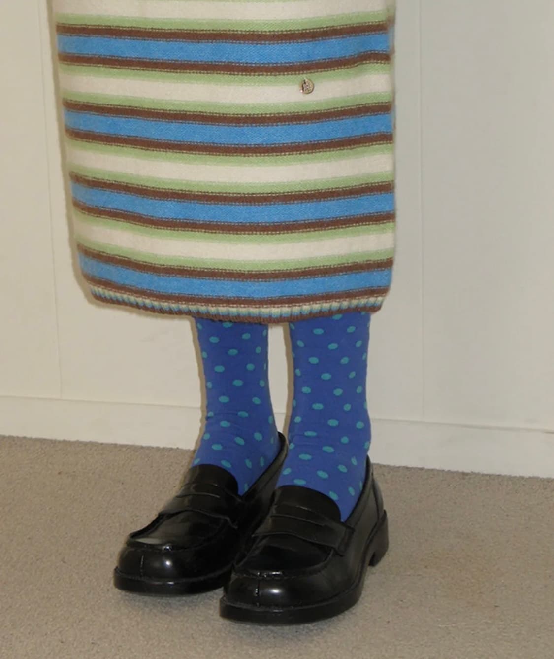 론론 MULTI CANDY KNIT BANDING SKIRT 상품이미지1