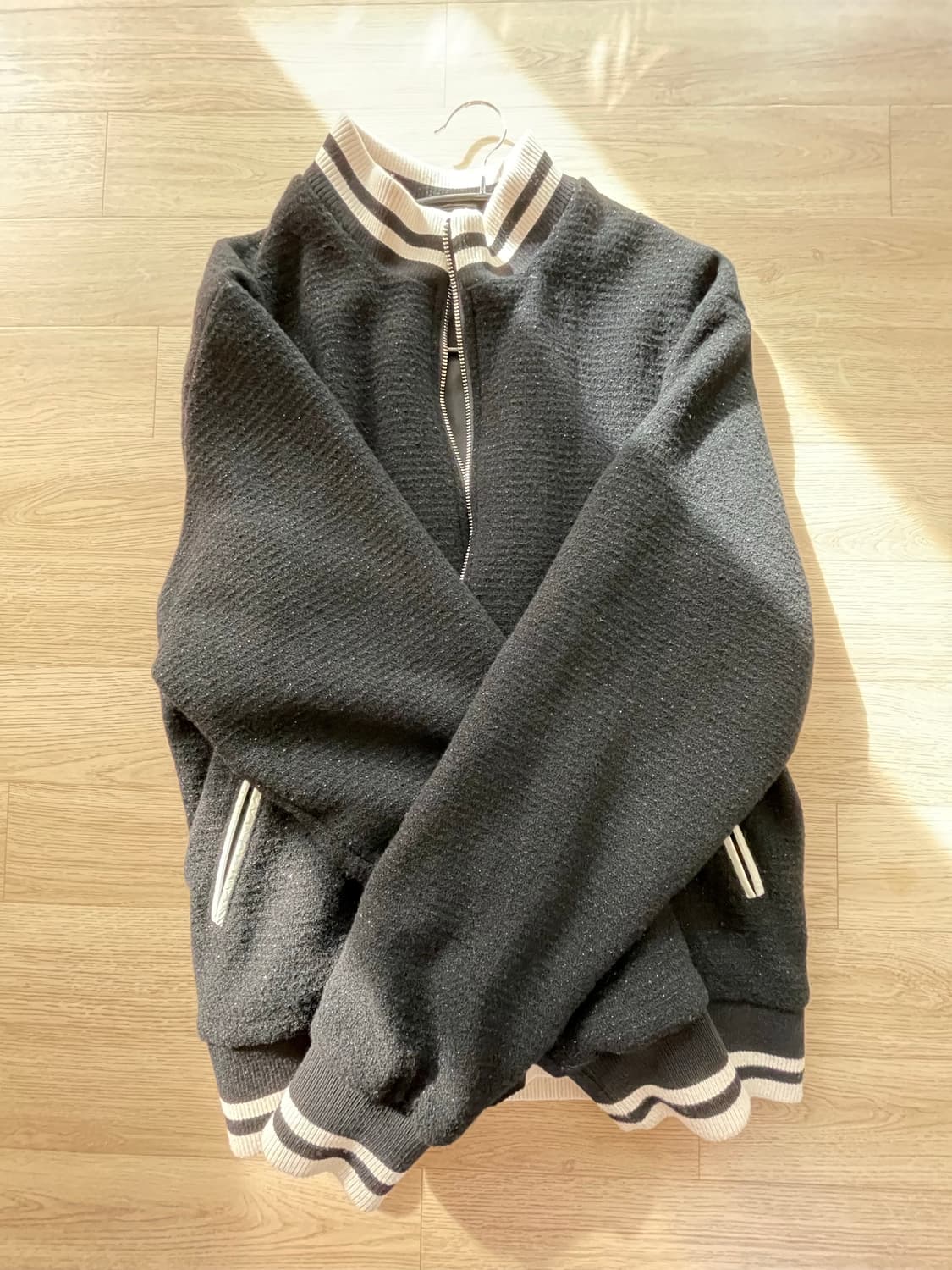 (M) 유스 22fw 트위드 트랙자켓 판매 상품이미지1