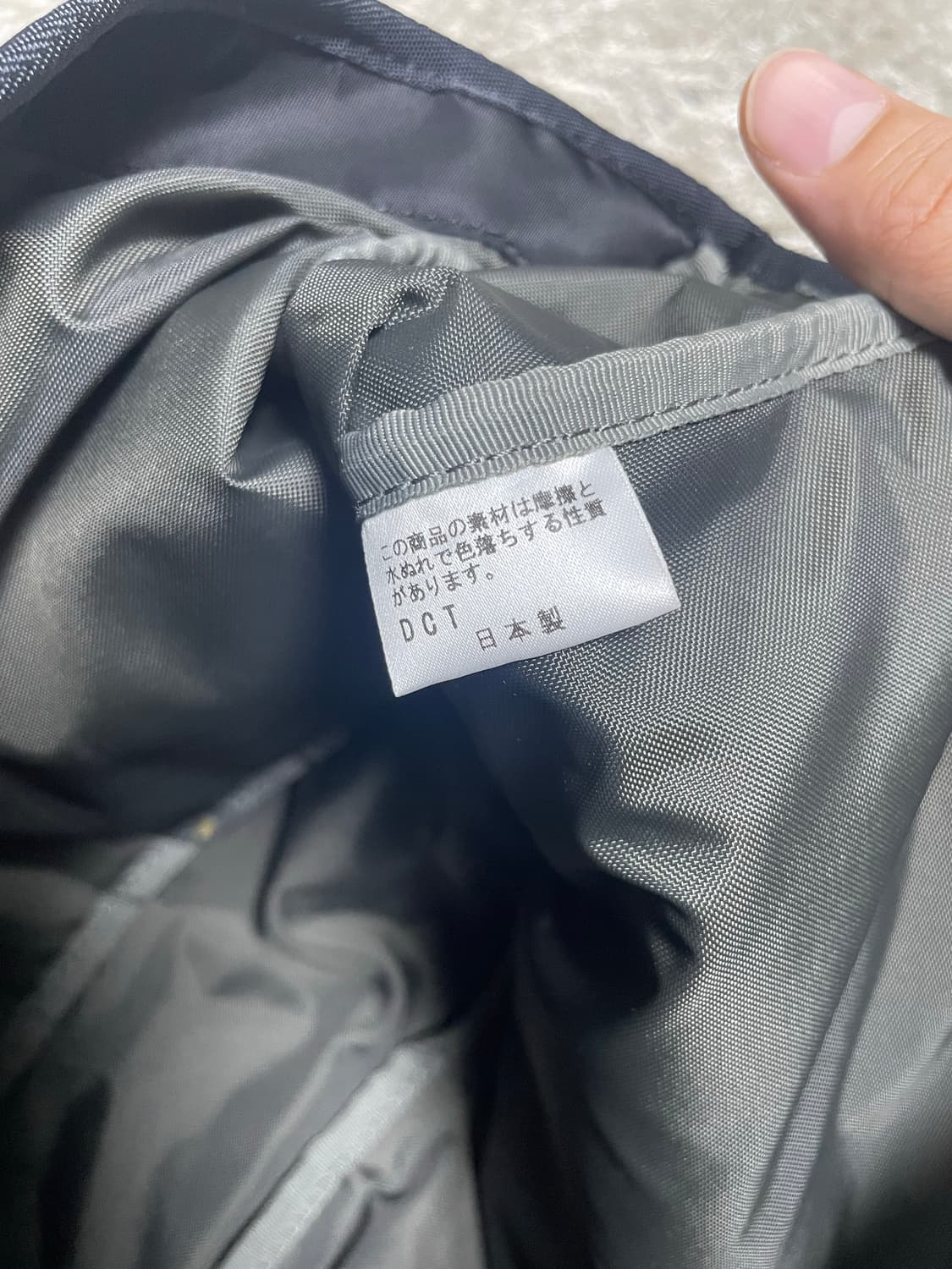 일본브랜드 사자비 가죽 나일론 크로스백 상품이미지6