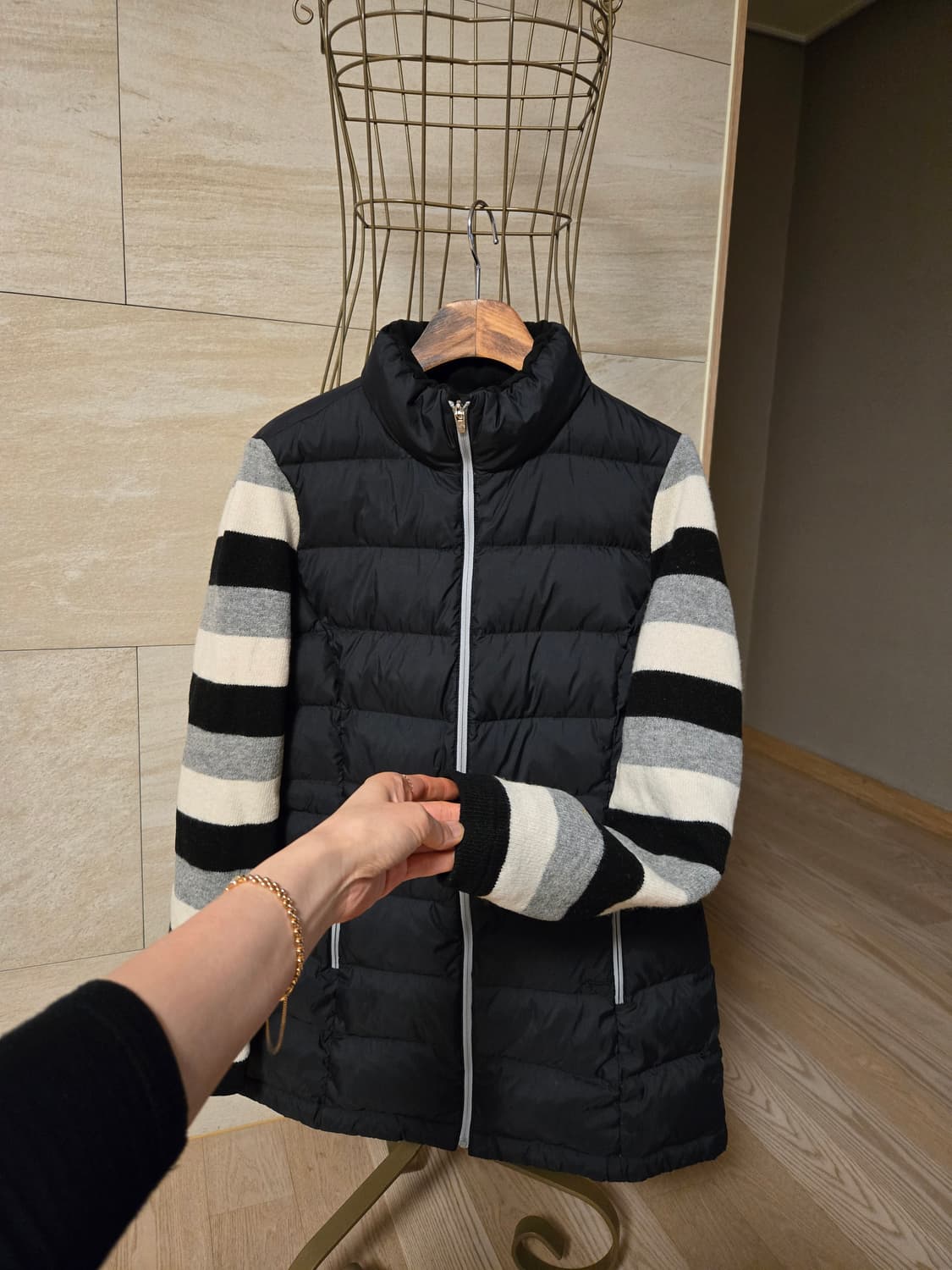 [95] 루이까스텔 여성 골프 방풍 덕다운 패딩 상품이미지3