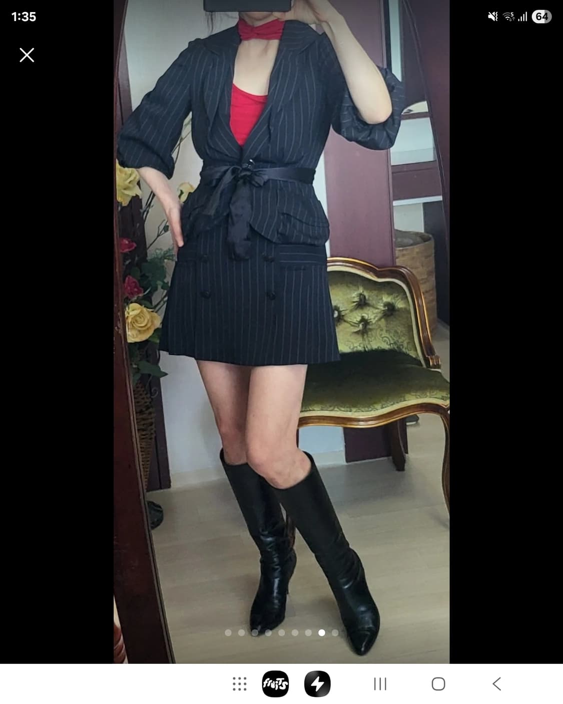 백화점구입 매긴 나잇브리지 투피스 셋업 세트 상품이미지8