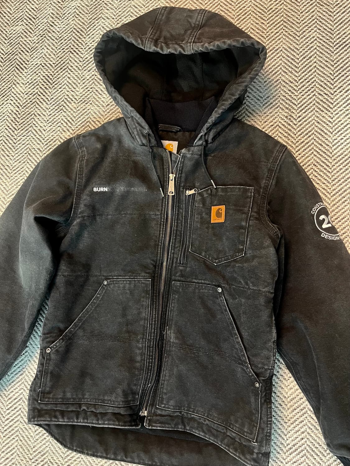 칼하트 샌드스톤 채프먼 자켓 블랙 (S) 상품이미지4