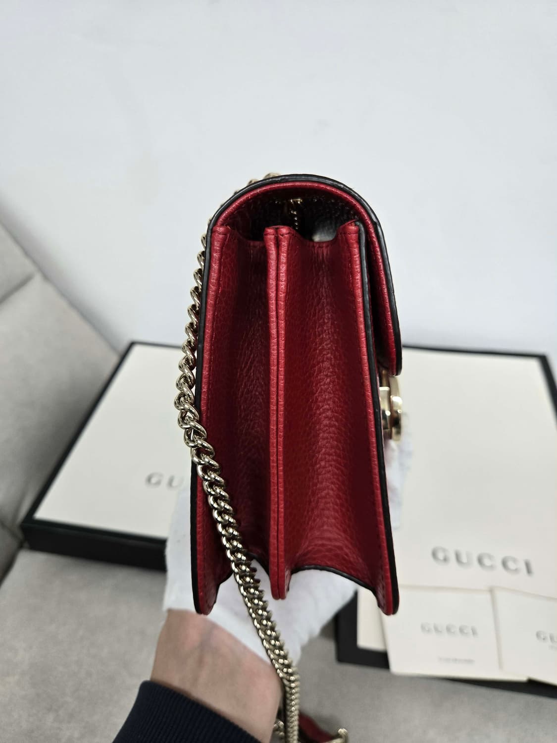 [보증서 정품] 구찌 인터로킹 숄더백 상품이미지5