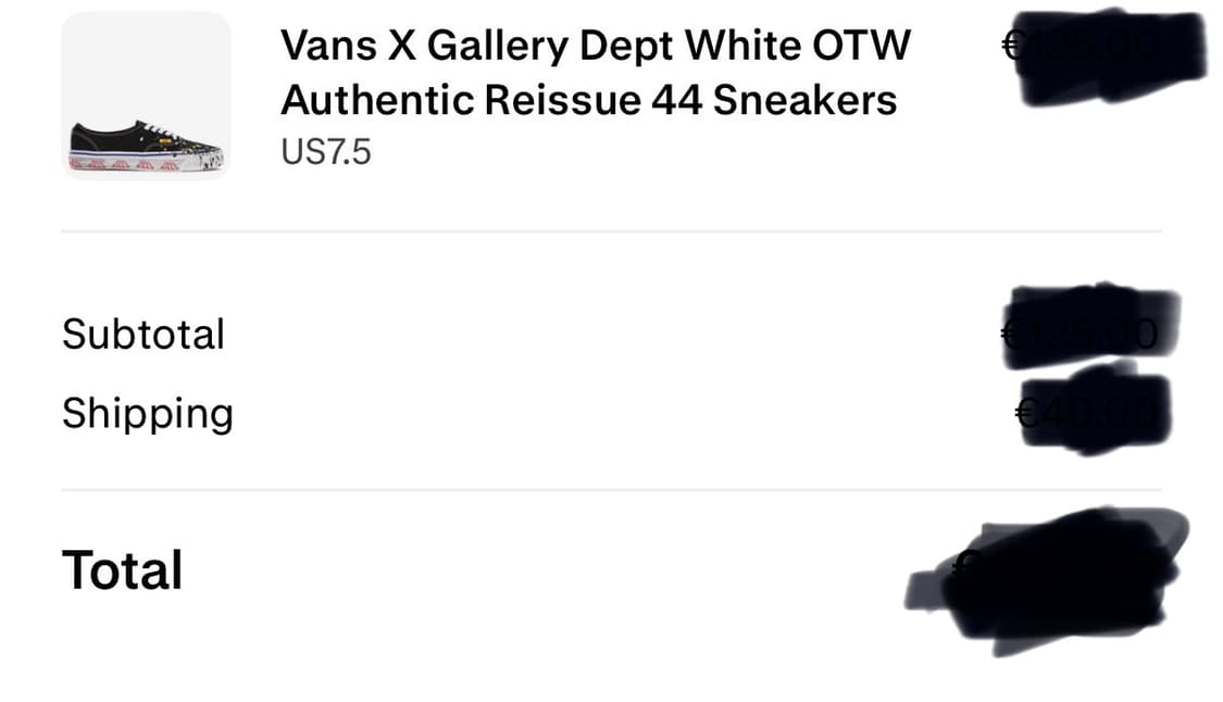 [us7.5] 반스 x 갤러리디파트먼트 gallery dept. 상품이미지1