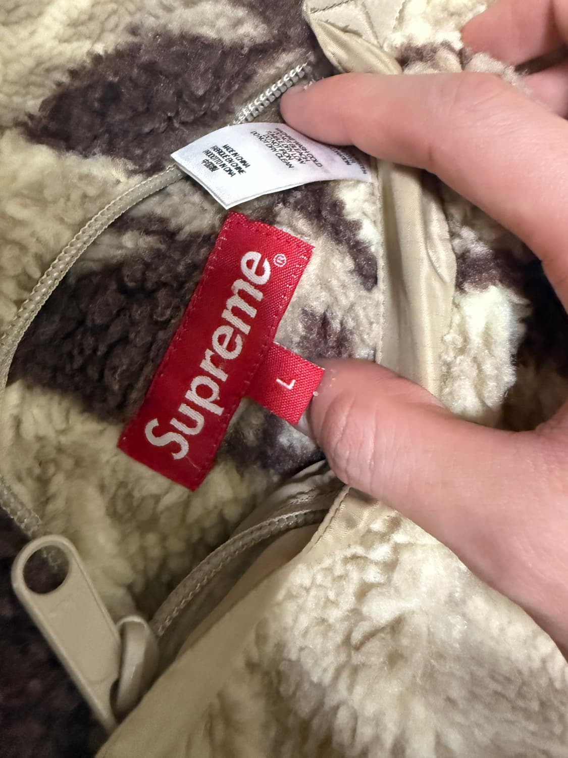 슈프림 지오 리버시블 후리스 22fw L 상품이미지5