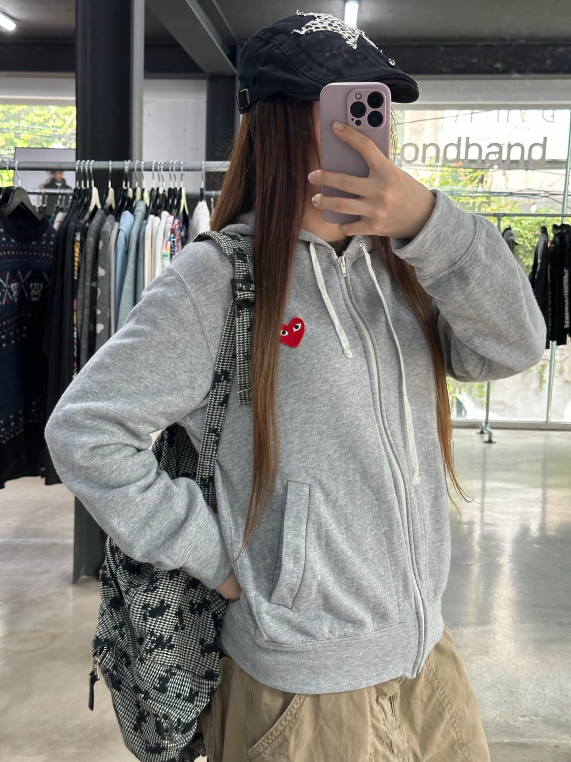 꼼데가르송 플레이 하트 후드집업  상품이미지3
