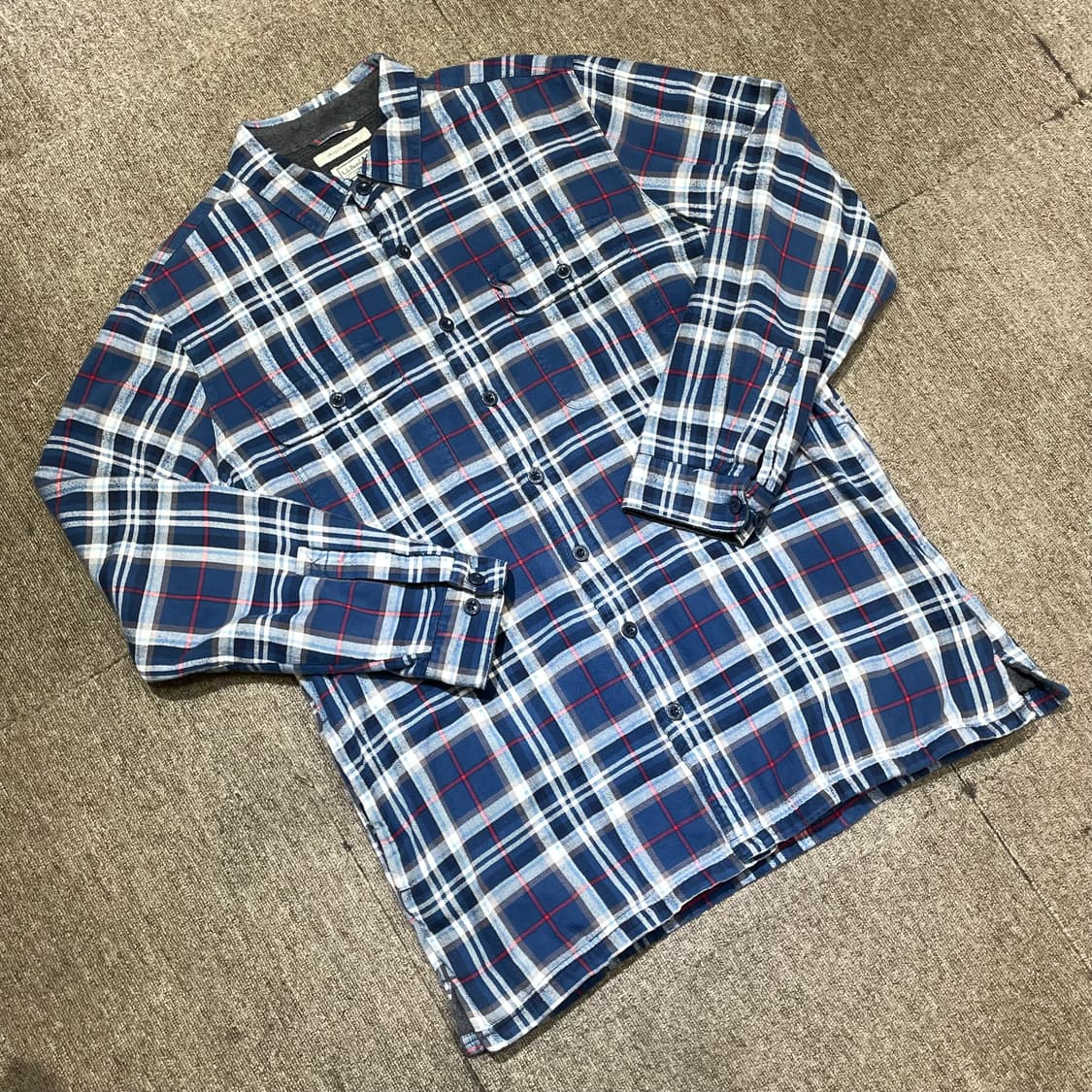 (L) L.L.Bean 엘엘빈 플란넬 체크 셔츠 상품이미지1