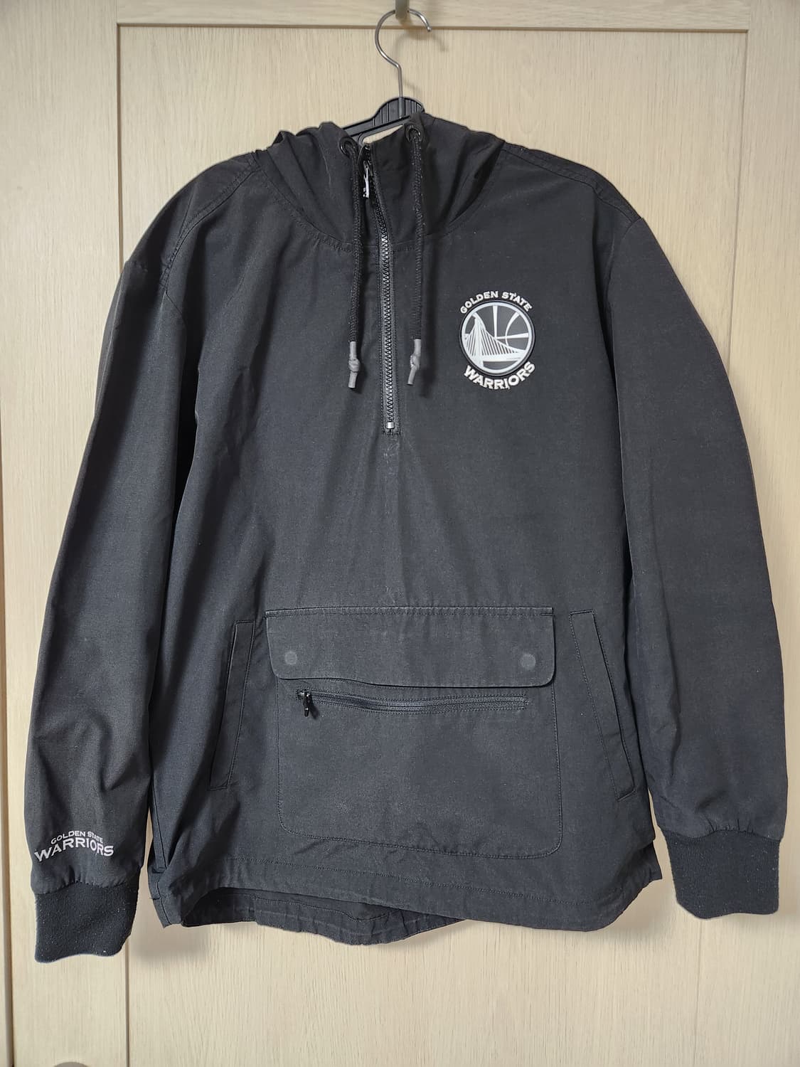 엔비에이(NBA) 골든스테이트 아노락 후드 점퍼 사이즈M 상품이미지1