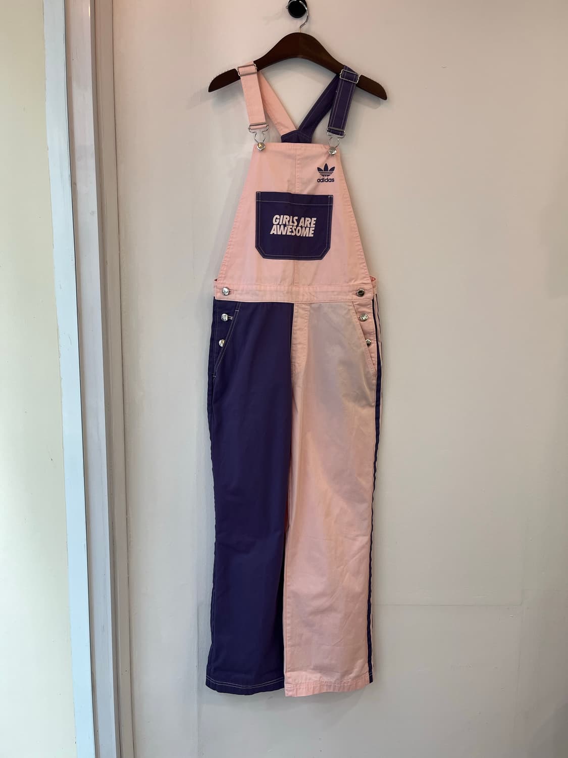 아디다스 x Girls Are Awesome 컬러블록 멜빵바지 상품이미지3