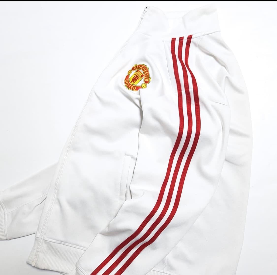 아디다스 16 대장급 맨유 트랙탑 져지 자켓 화이트레드 상품이미지3