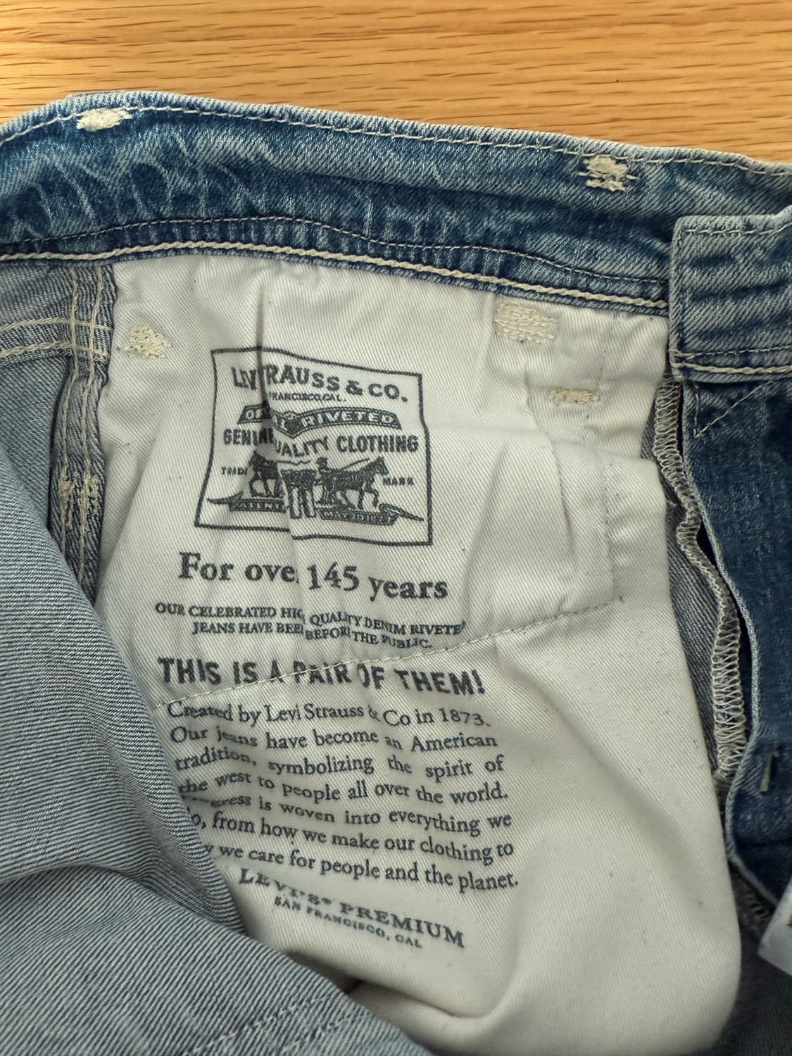 리바이스(Levi's) Red 502 데님 팬츠 상품이미지8