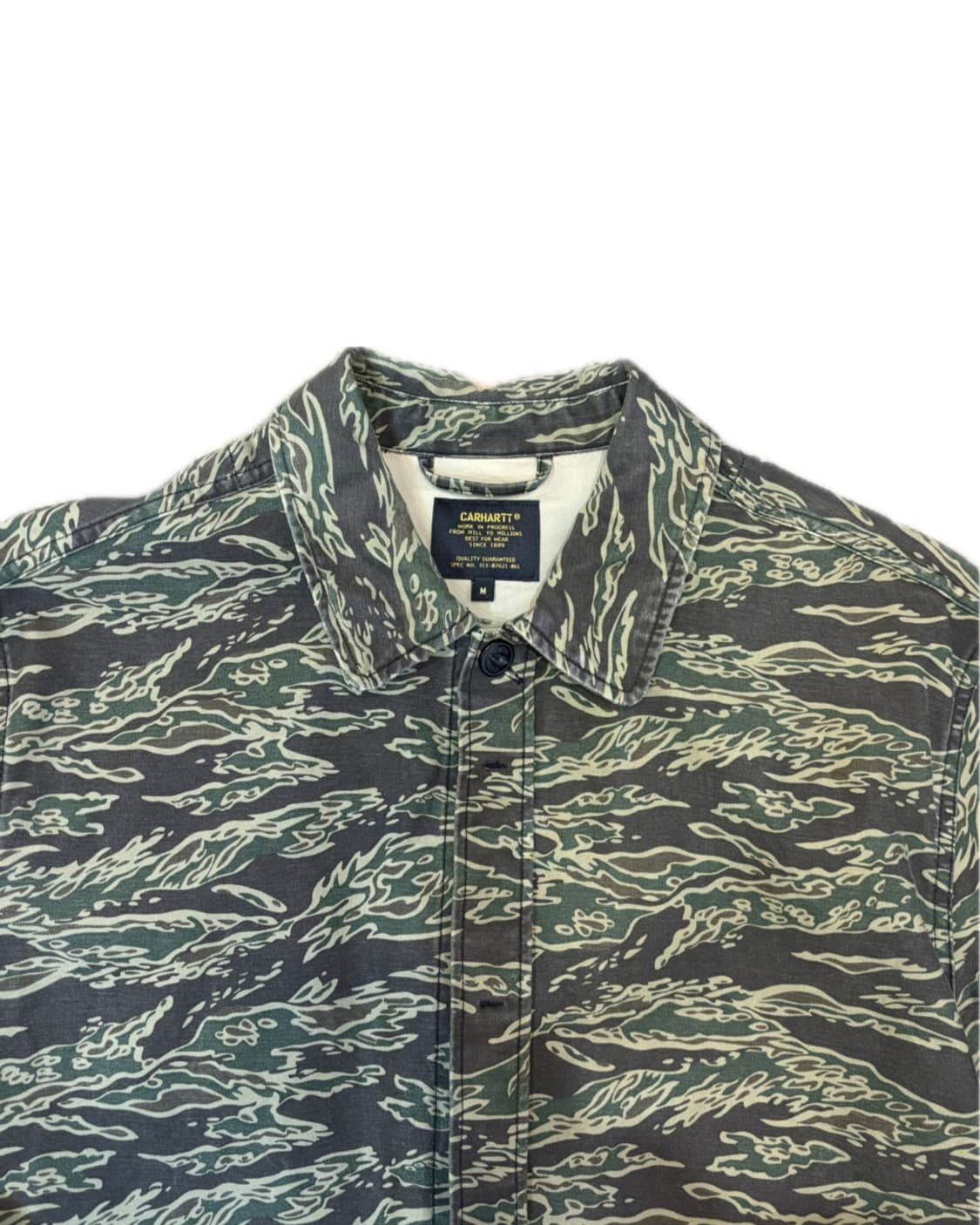 칼하트 카모 코튼 워크셔츠 M 상품이미지5