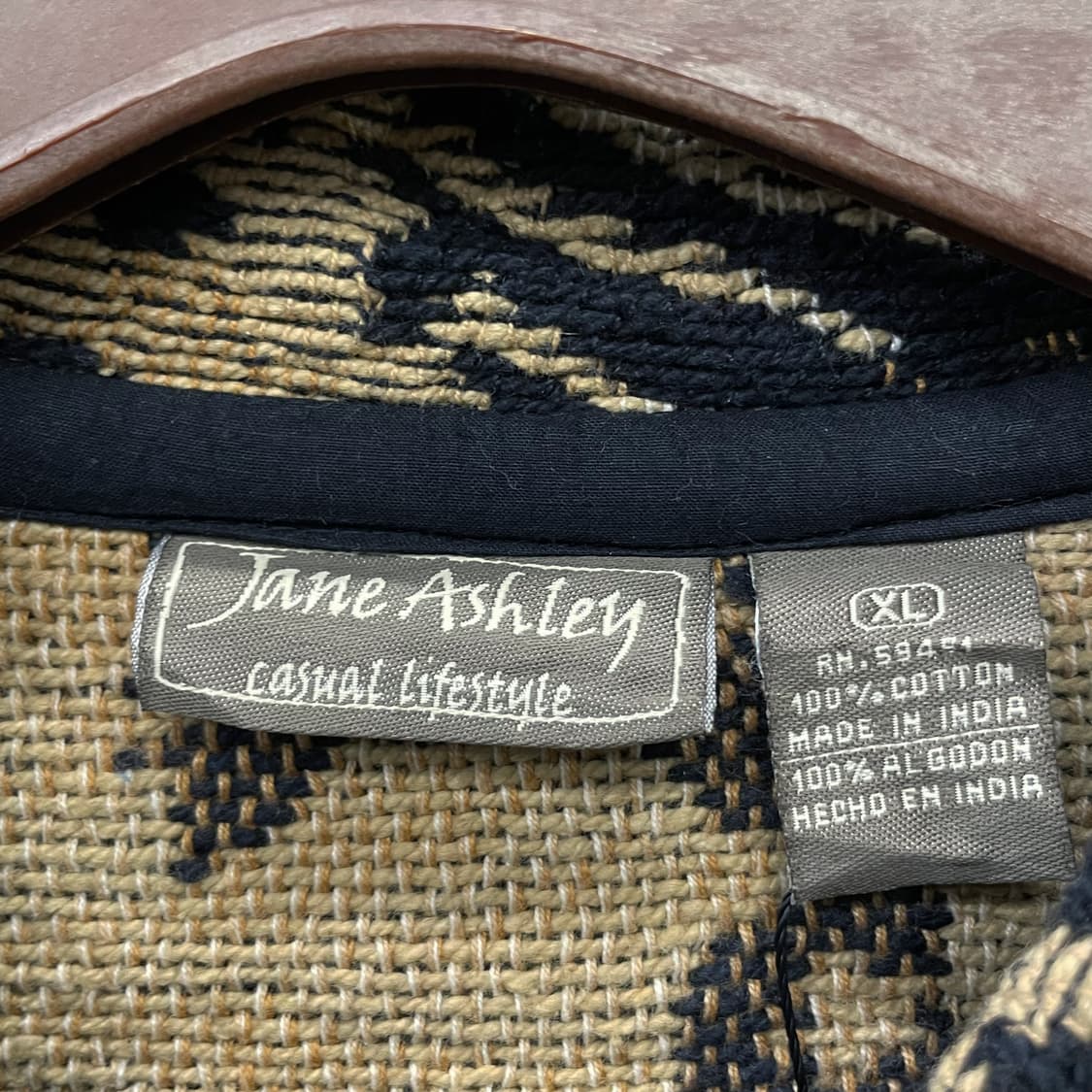 90s Jane Ashley 태피스트리 레오파드 애니멀 패턴 자켓 상품이미지9