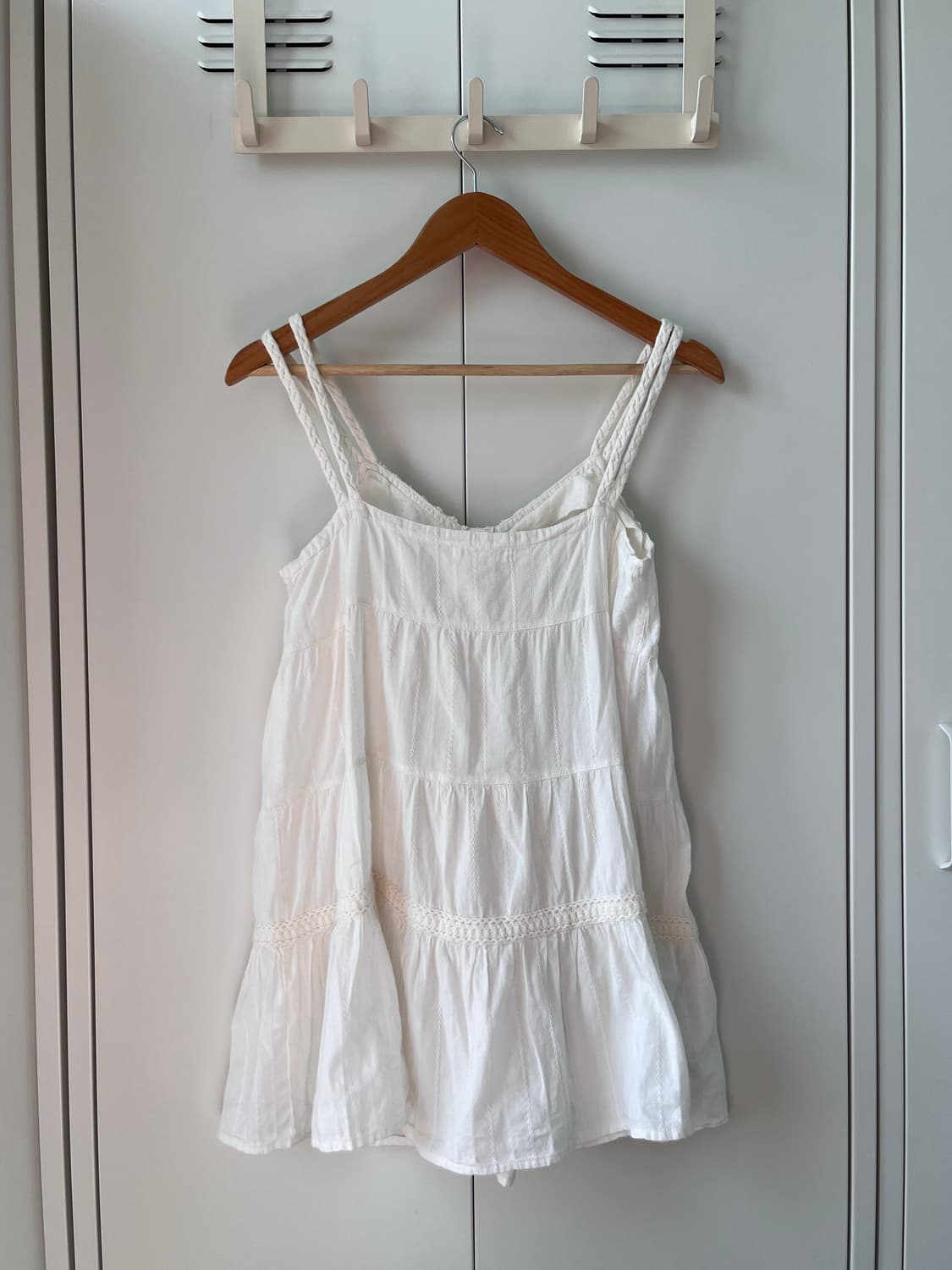 Hubson honey 화이트 펀칭 나시 원피스 상품이미지10