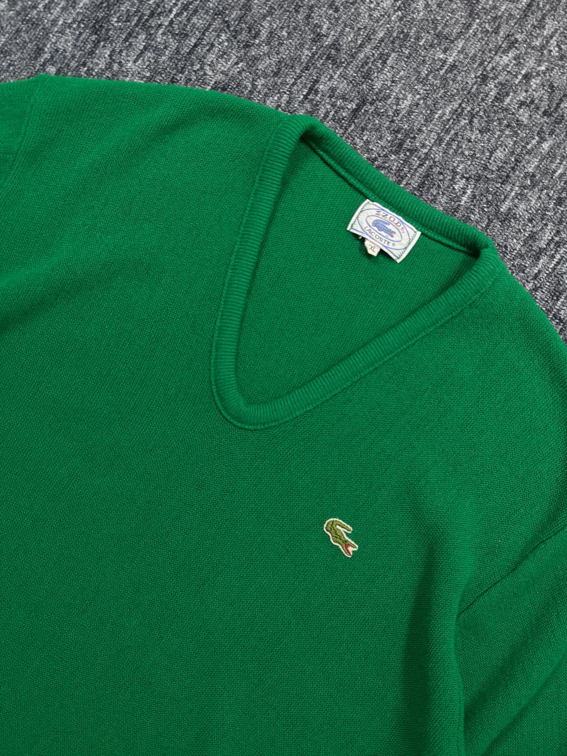 라코스테 그린 브이넥 니트 상품이미지5