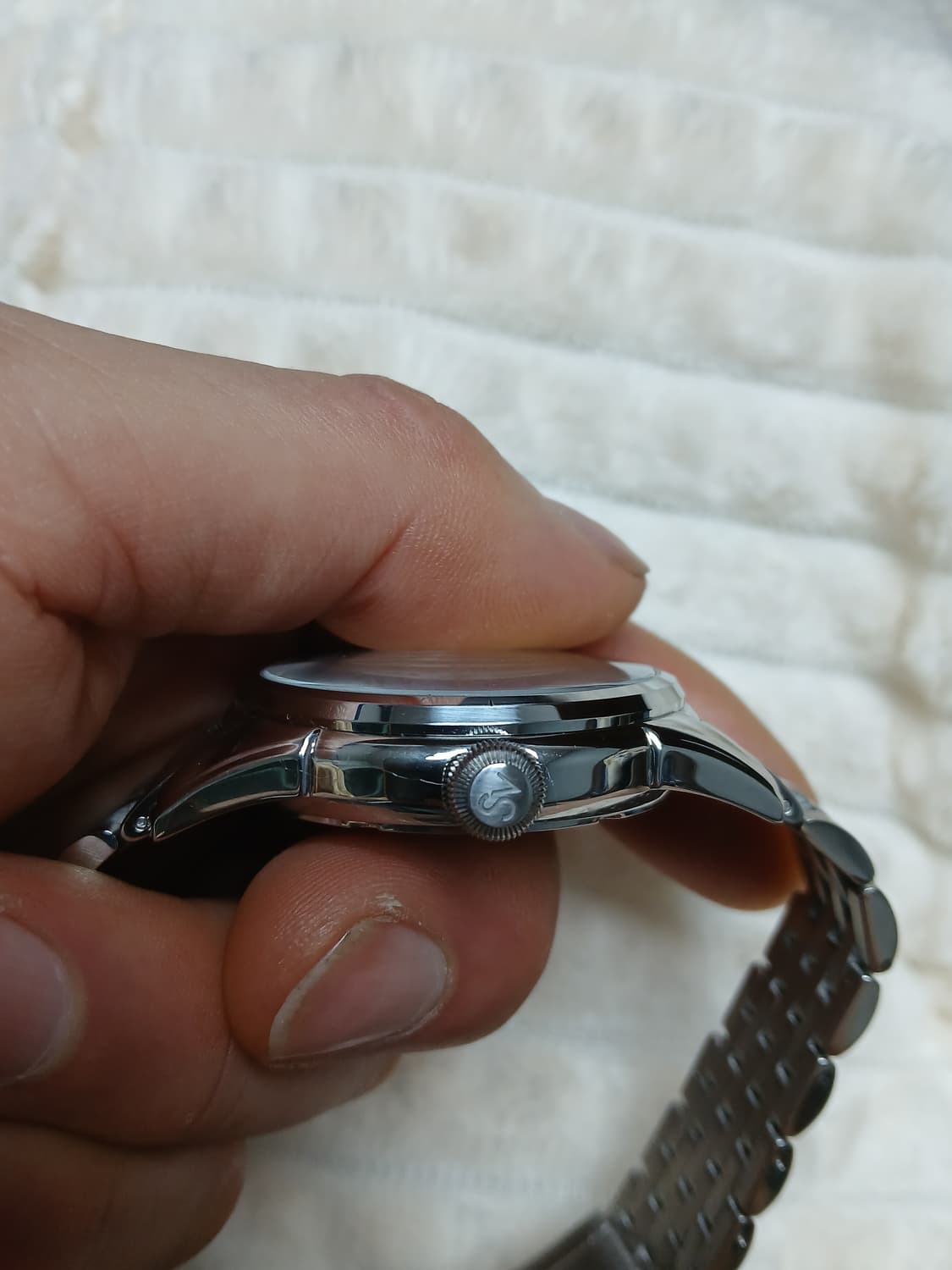 스발바르 문페이즈 쿼츠시계입니다. 상품이미지6