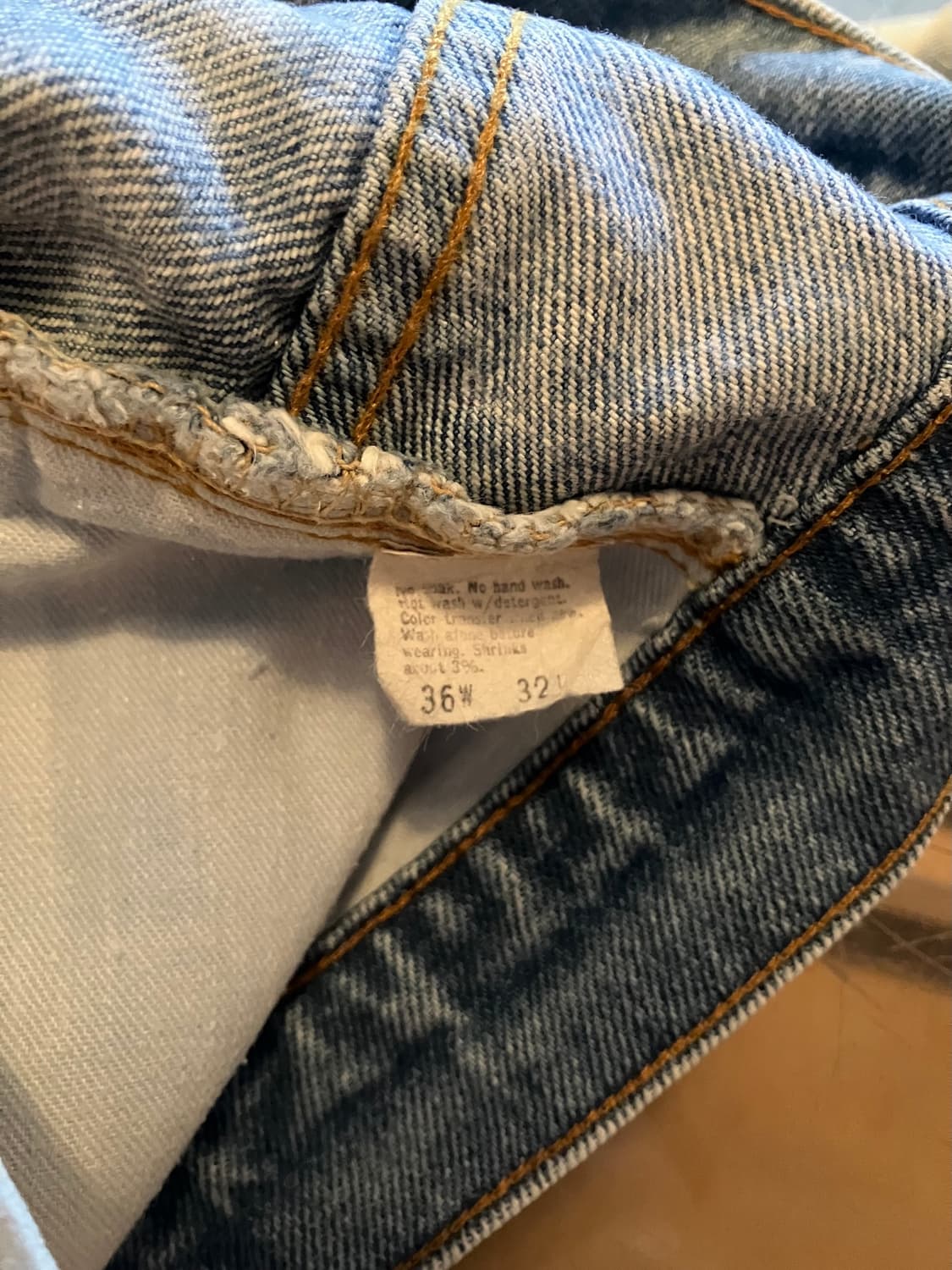 80s USA 빈티지 리바이스 517 부츠컷 데님 팬츠 상품이미지9