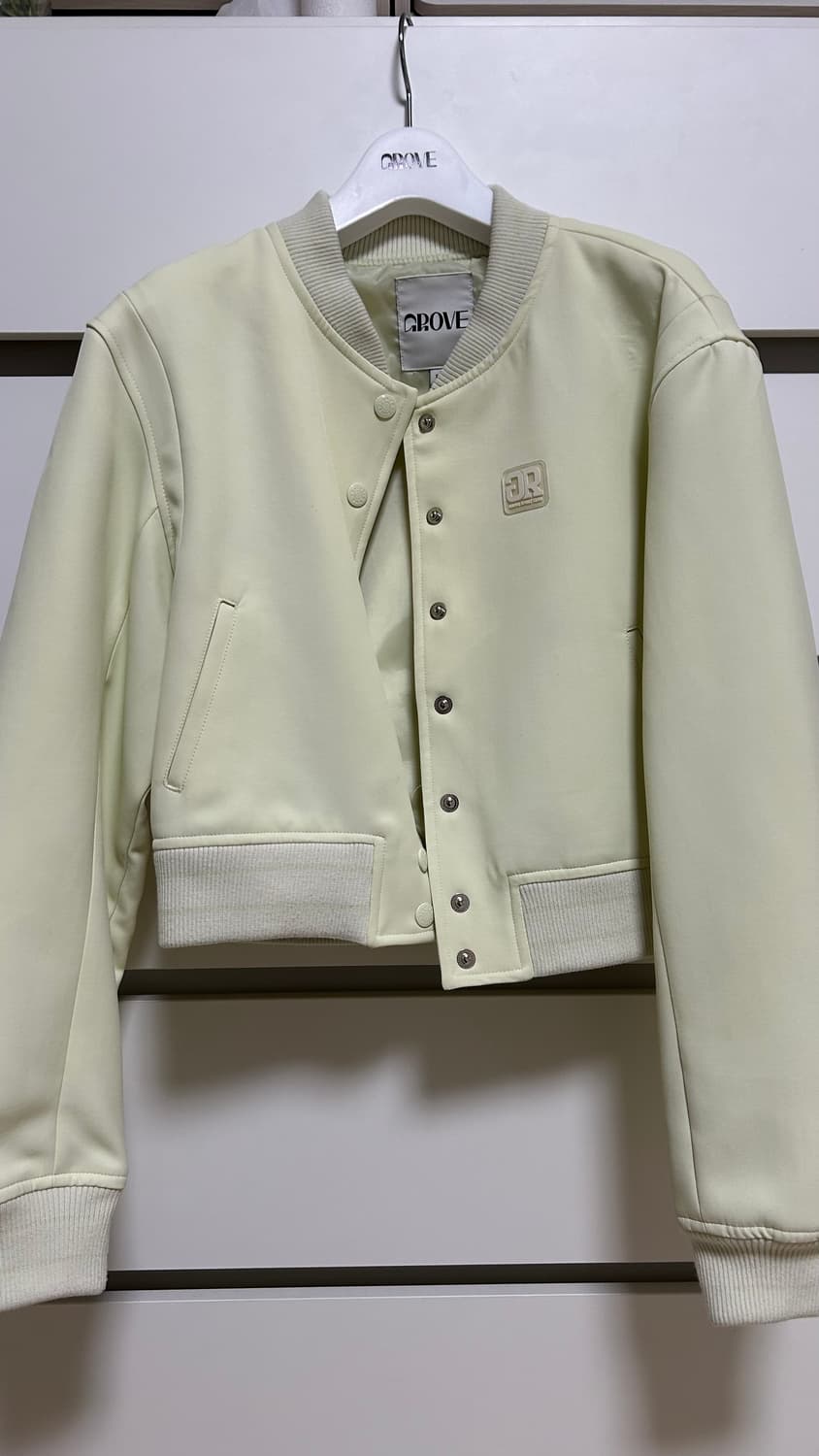 GROVE 그로브 레어 라임 자켓 바시티 점퍼 상품이미지1