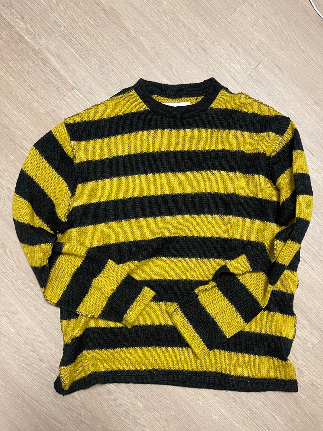 [빅나티 착용] 킹아카이브 스트라이프 니트 상품이미지1