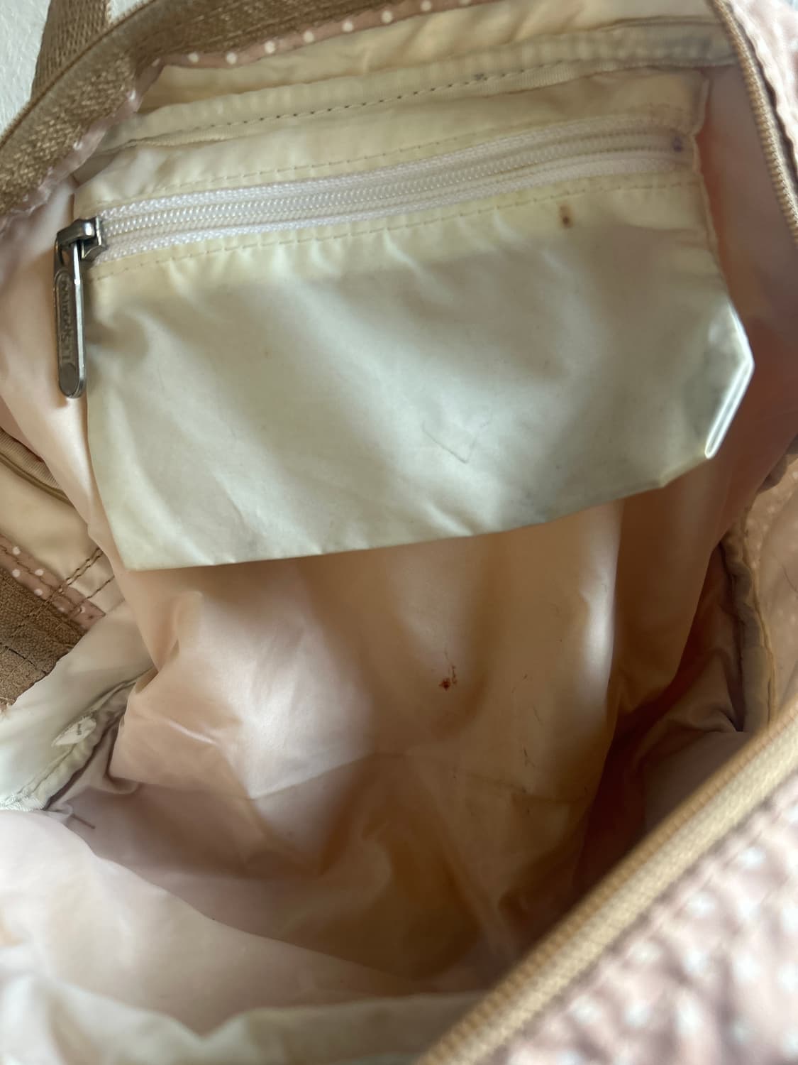 레스포삭 땡땡이 핸드백  상품이미지7