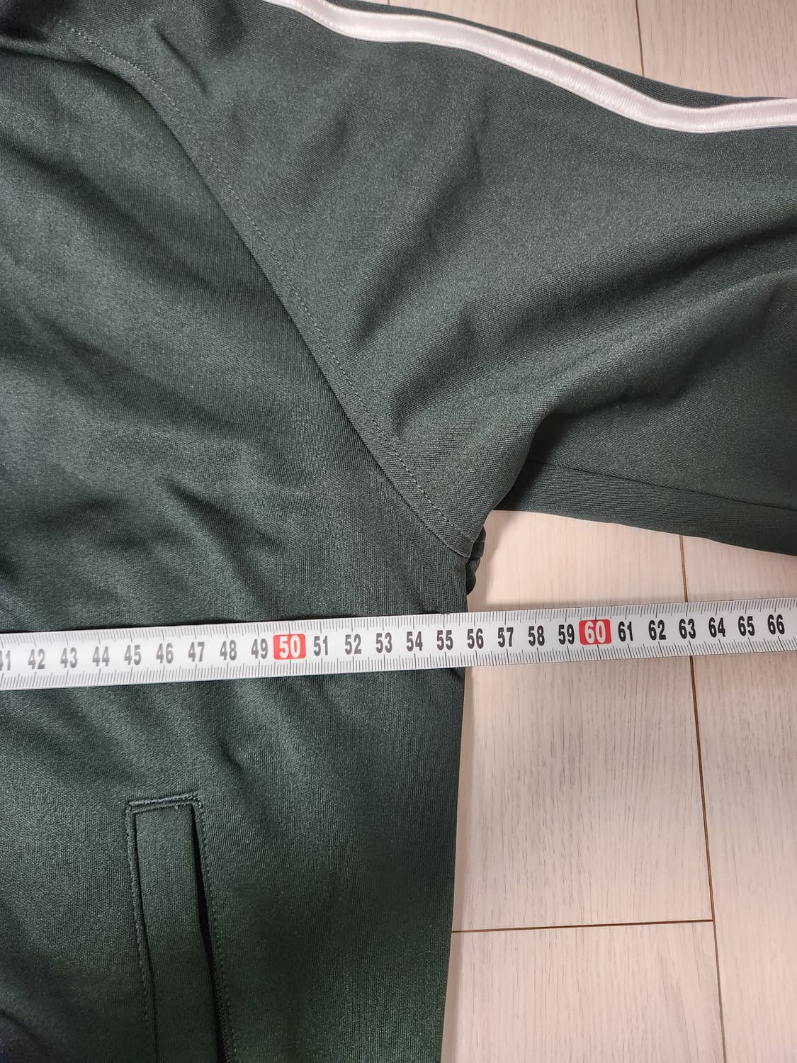 새상품급)아디다스 마샬아츠 딥그린 트랙탑 트레이닝복 상하의 세트 사이즈1 상품이미지3