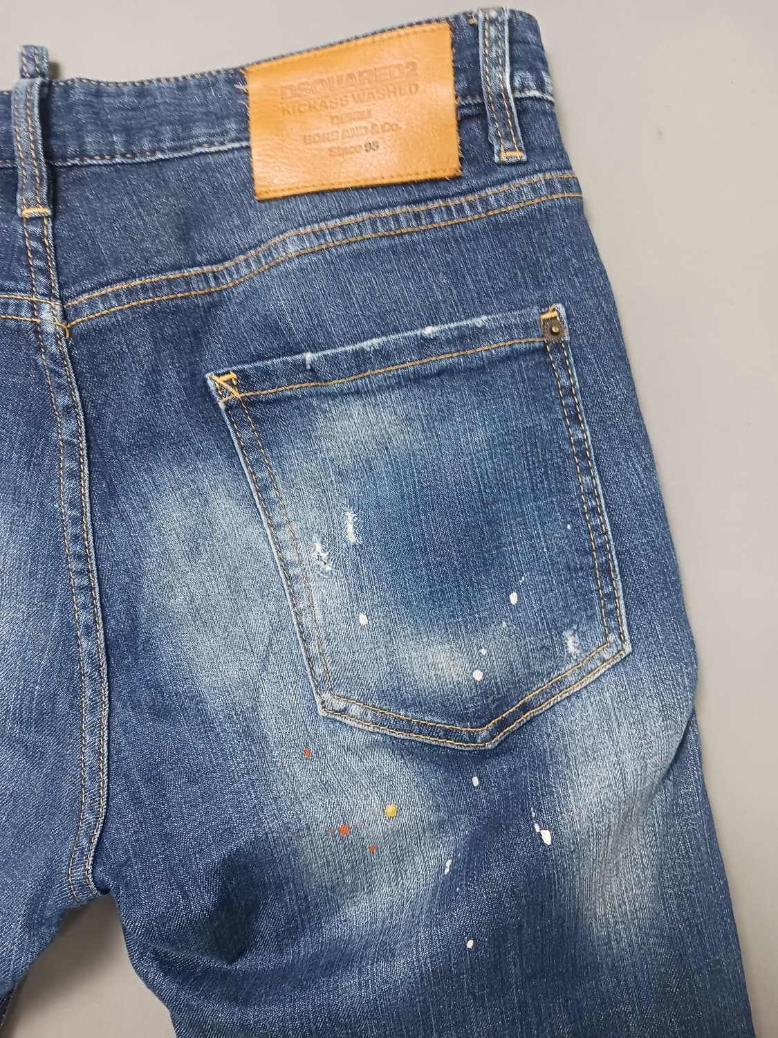 [34] 디스퀘어드2 앞지퍼 멀티페인팅 쿨가이진 청바지 상품이미지9