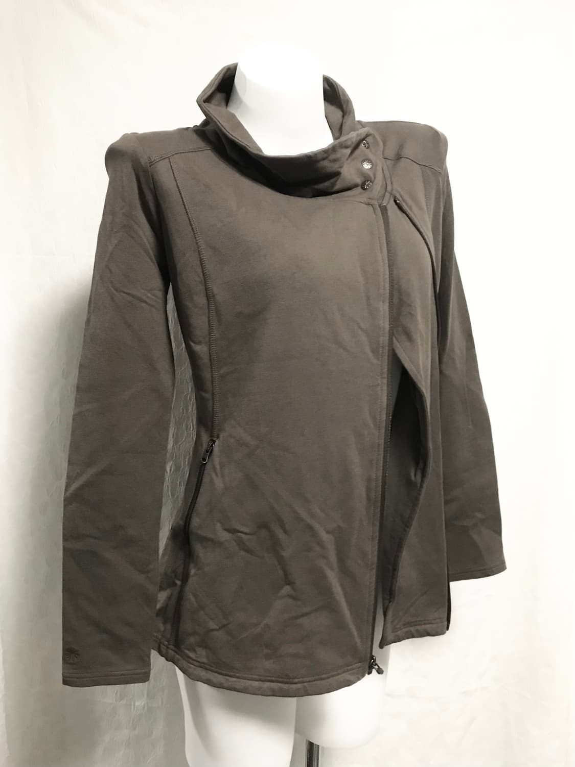 빈티지 00s 아카이브 헬무트랭깔 스냅 버튼 하이넥 집업 상품이미지4