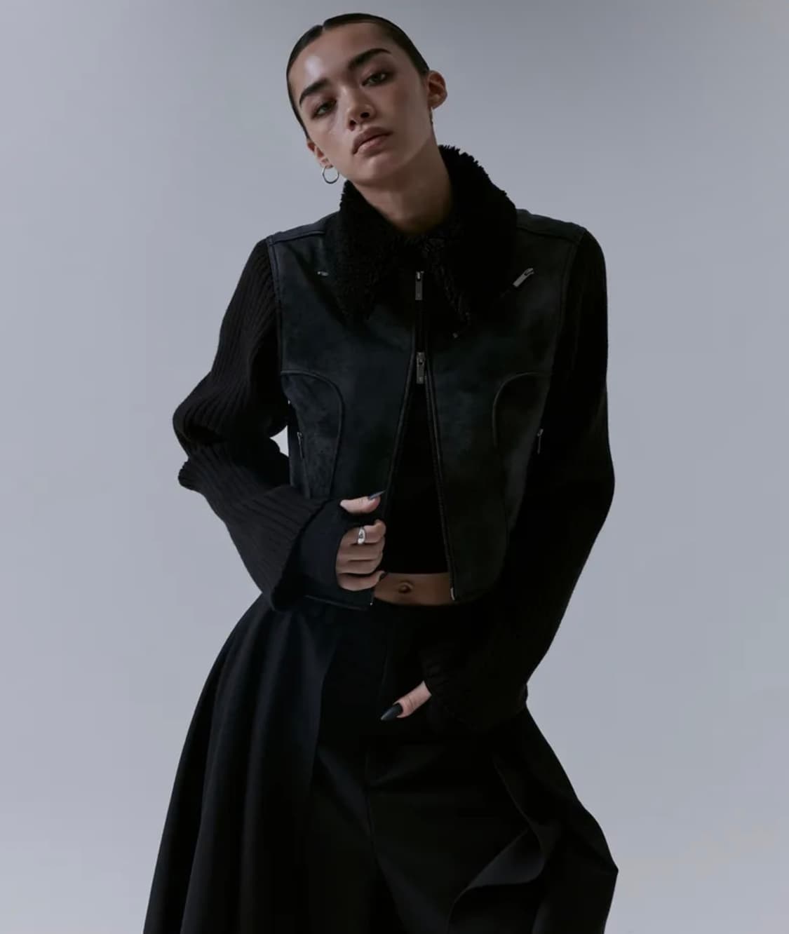 2-way Crack Leather Jacket 상품이미지2