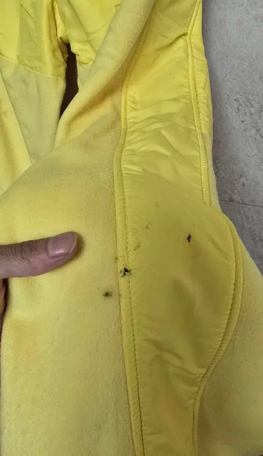 fetch 후리스 노랑 남성m 상품이미지3