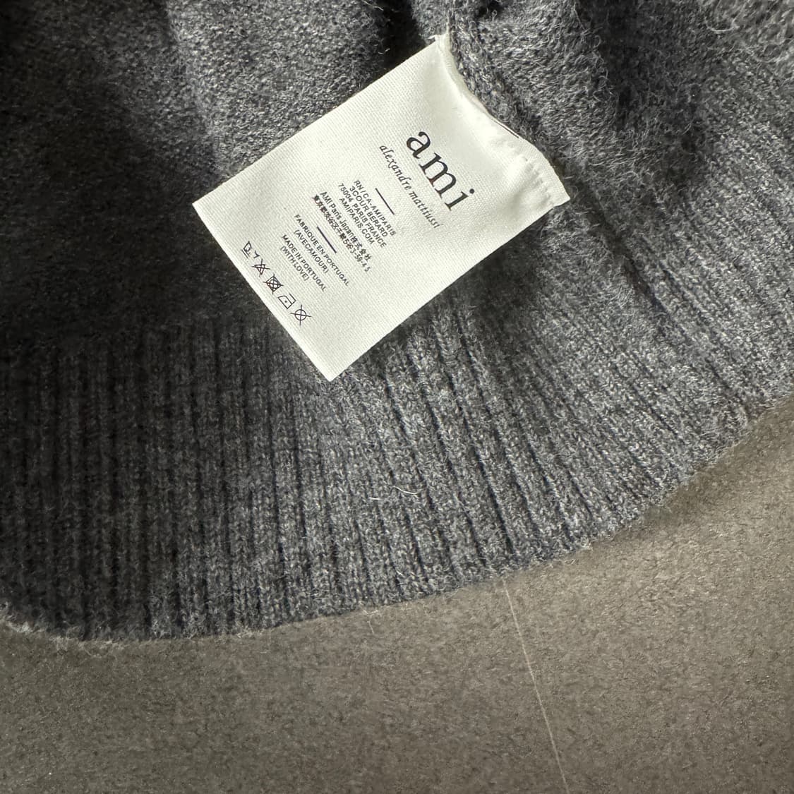 아미 터틀넥 울 니트 XL 상품이미지5