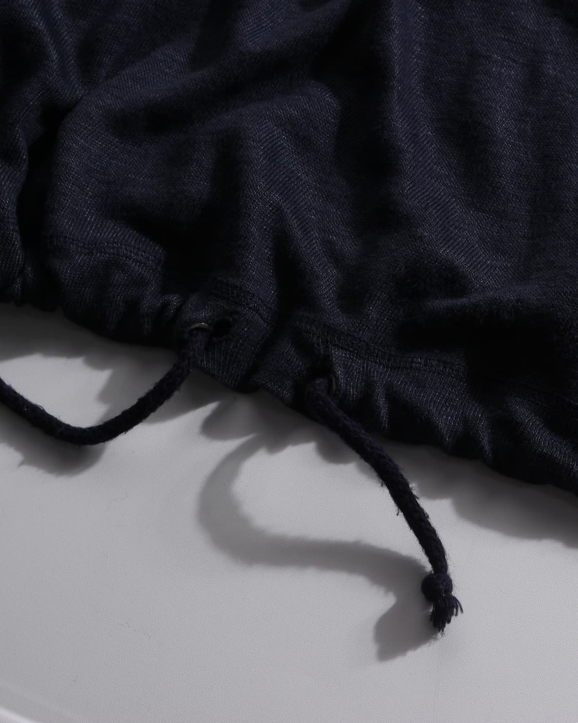 00s Emporio Armani Linen knit hoodie 상품이미지7