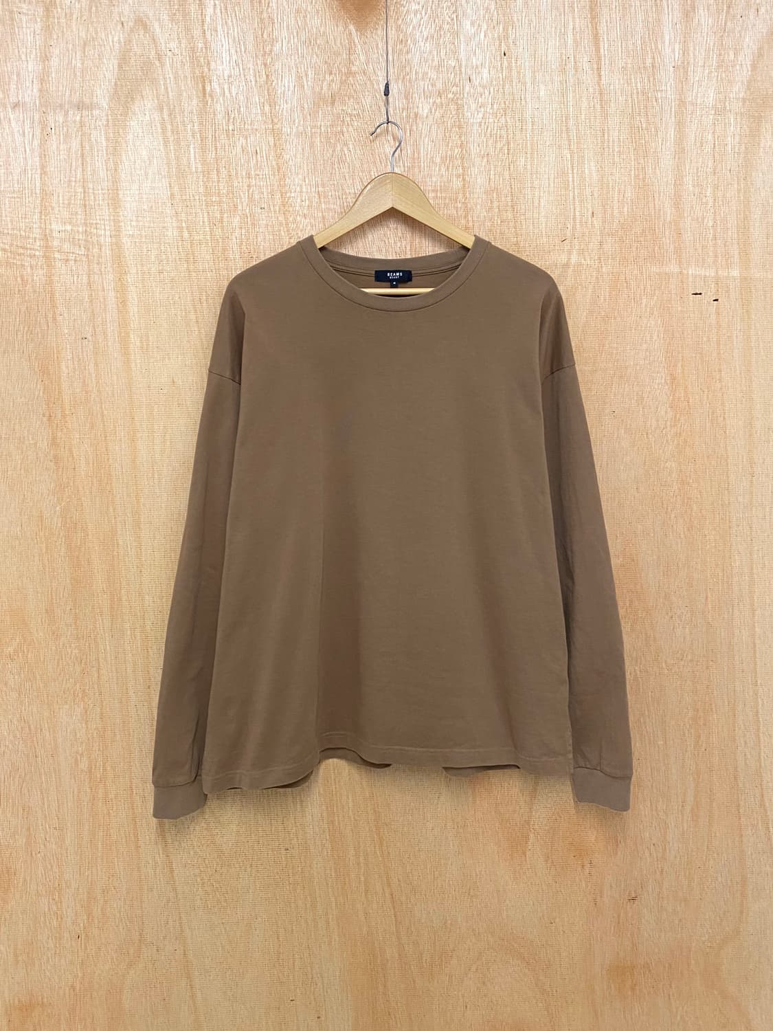 BEAMS t-shirts 빔즈 롱슬리브 무지 티셔츠 상품이미지2