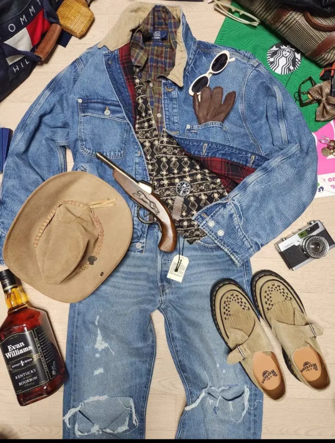 (새상품)폴로 랄프로렌 웨스턴 트러커 청자켓 데님자켓 버팔로 상품이미지2