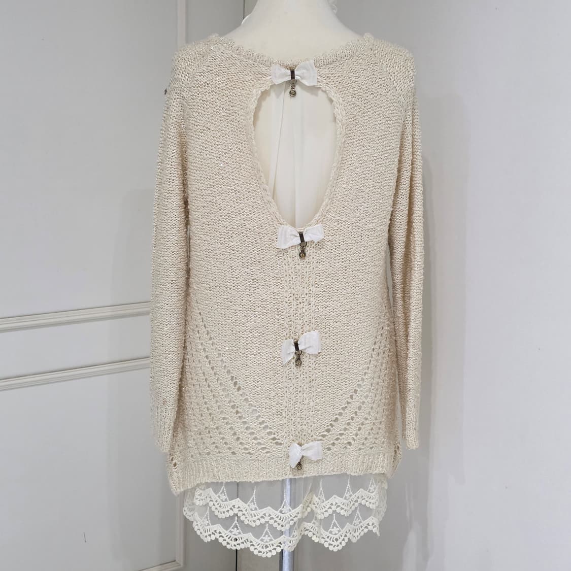 히메라떼갸루 모리걸 레이스 니트 상품이미지3