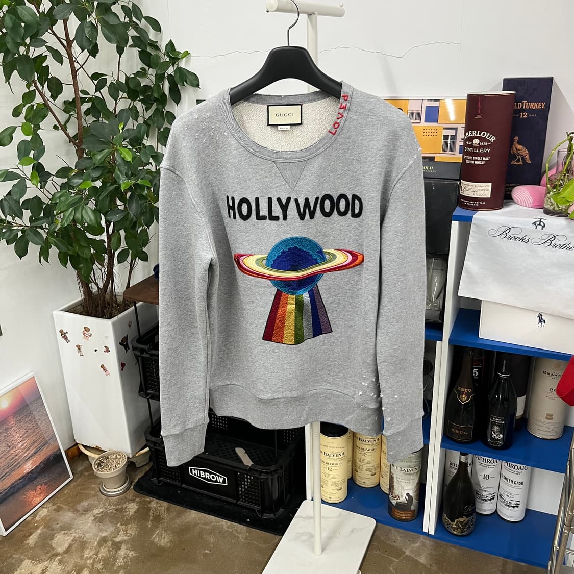 구찌 헐리우드 맨투맨 M 상품이미지1