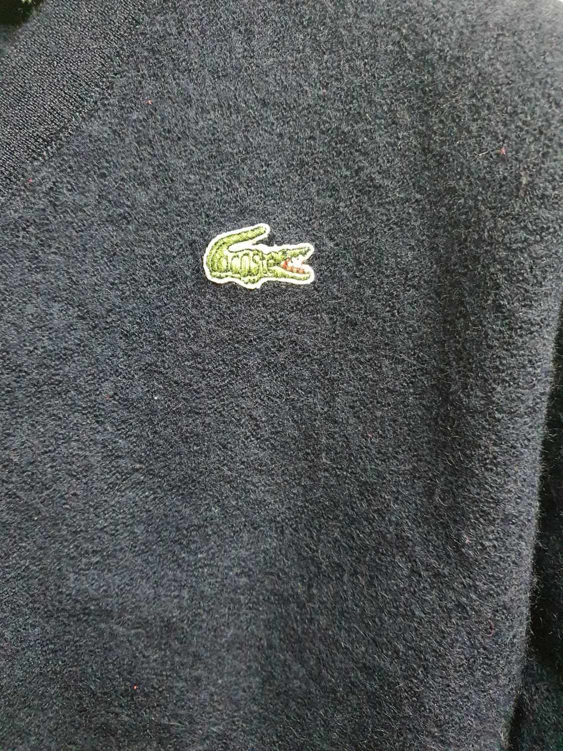 라코스테 클래식 여성 울 크롭 스웨터 XS 상품이미지2